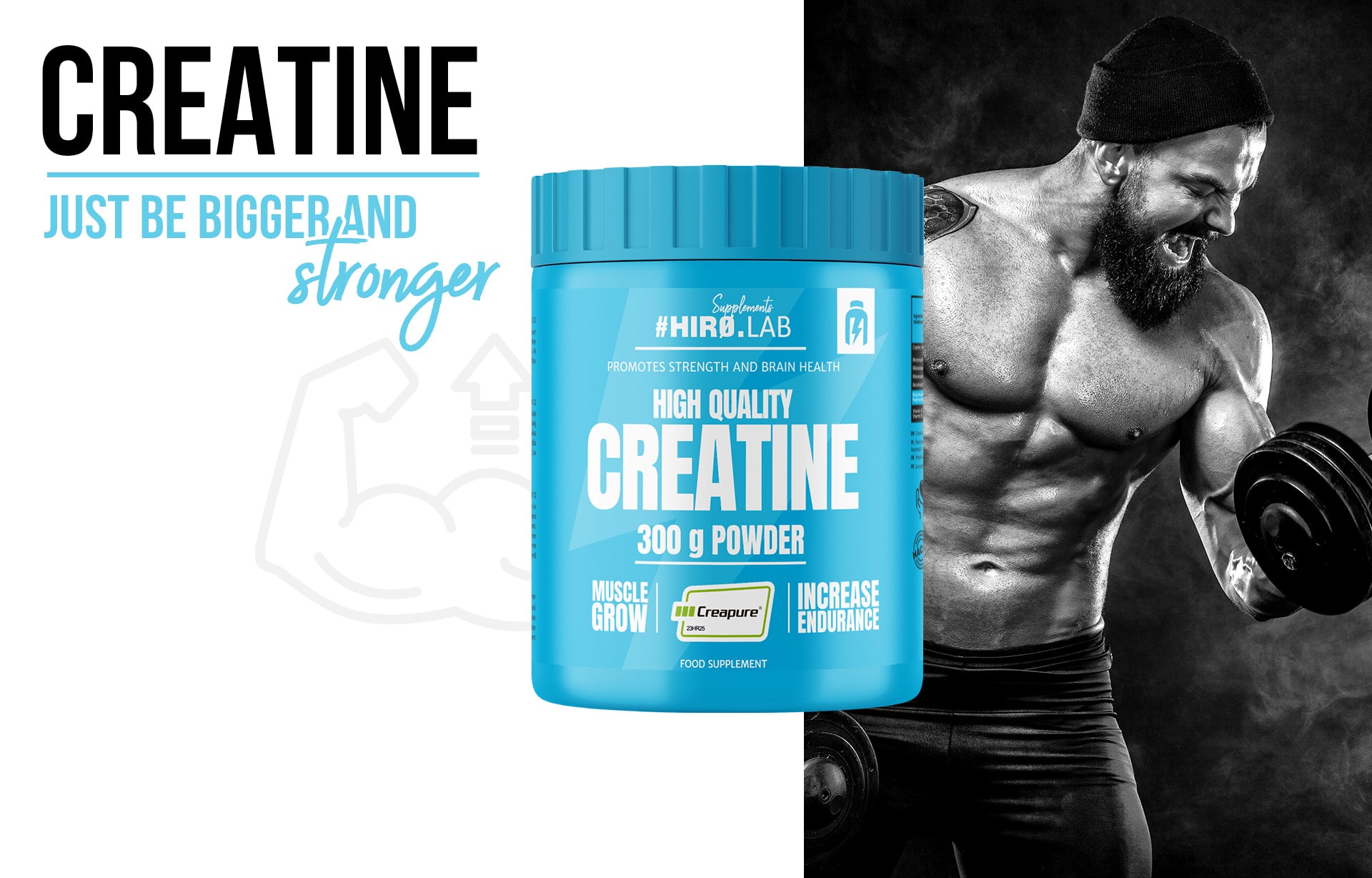 Hiro.Lab - Creapure - patentierter Kreatin-Monohydrat 200 MESH
