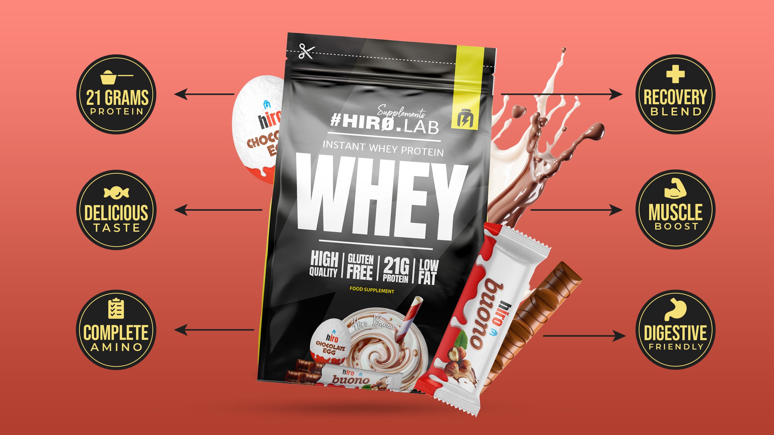 Whey-Proteinpulver WPC Molkenproteinkonzentrat