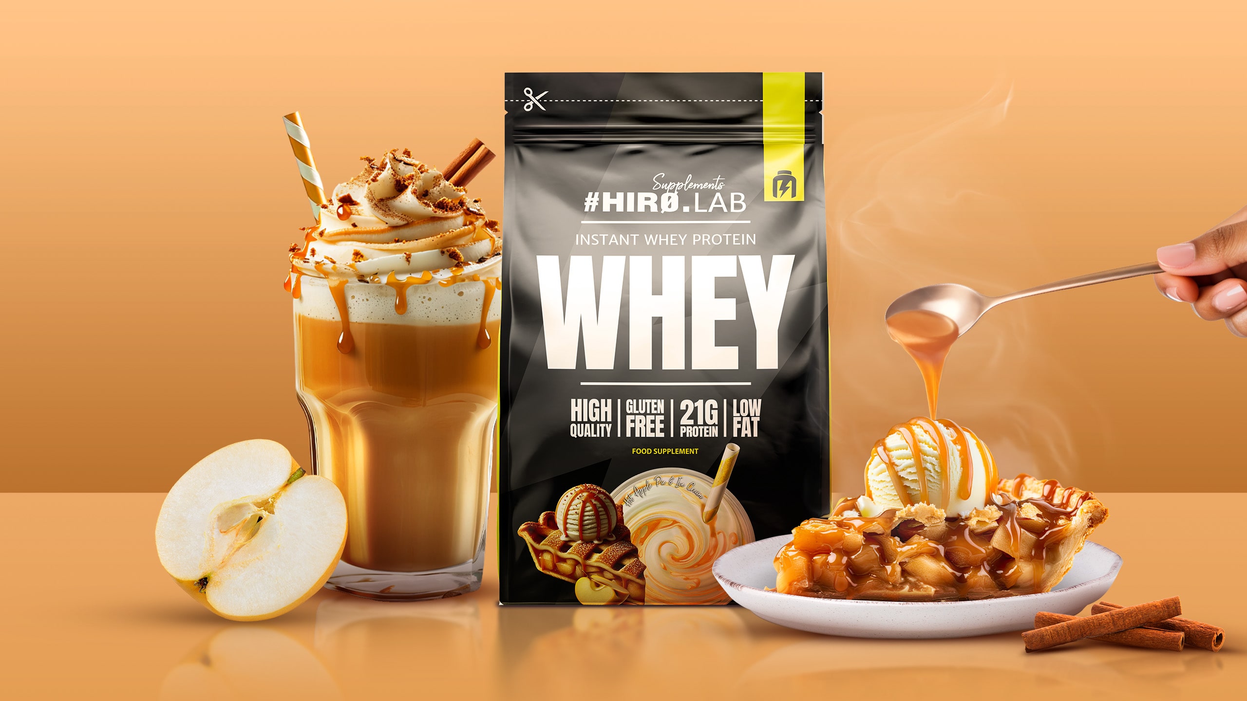 Whey-Protein-Nahrungsergänzung WPC Molkenprotein-Konzentrat