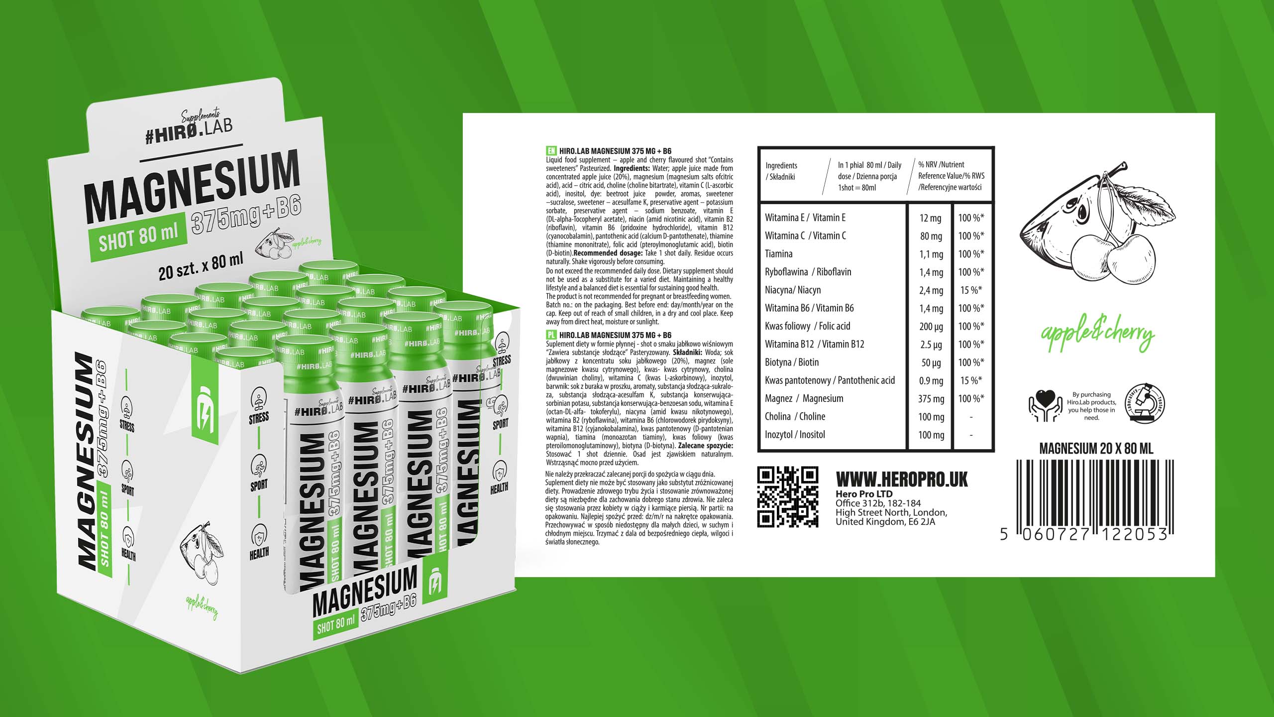 Mg+B6 Shot - Magnesium-Shot mit Vitaminen