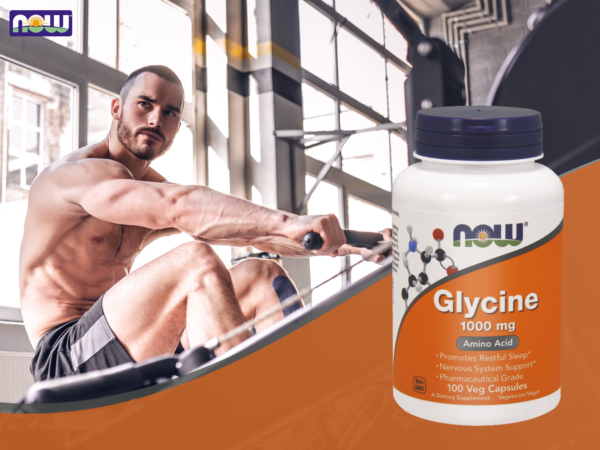 NOW - Glycin - Unterstützung der Regeneration, Wohlbefinden