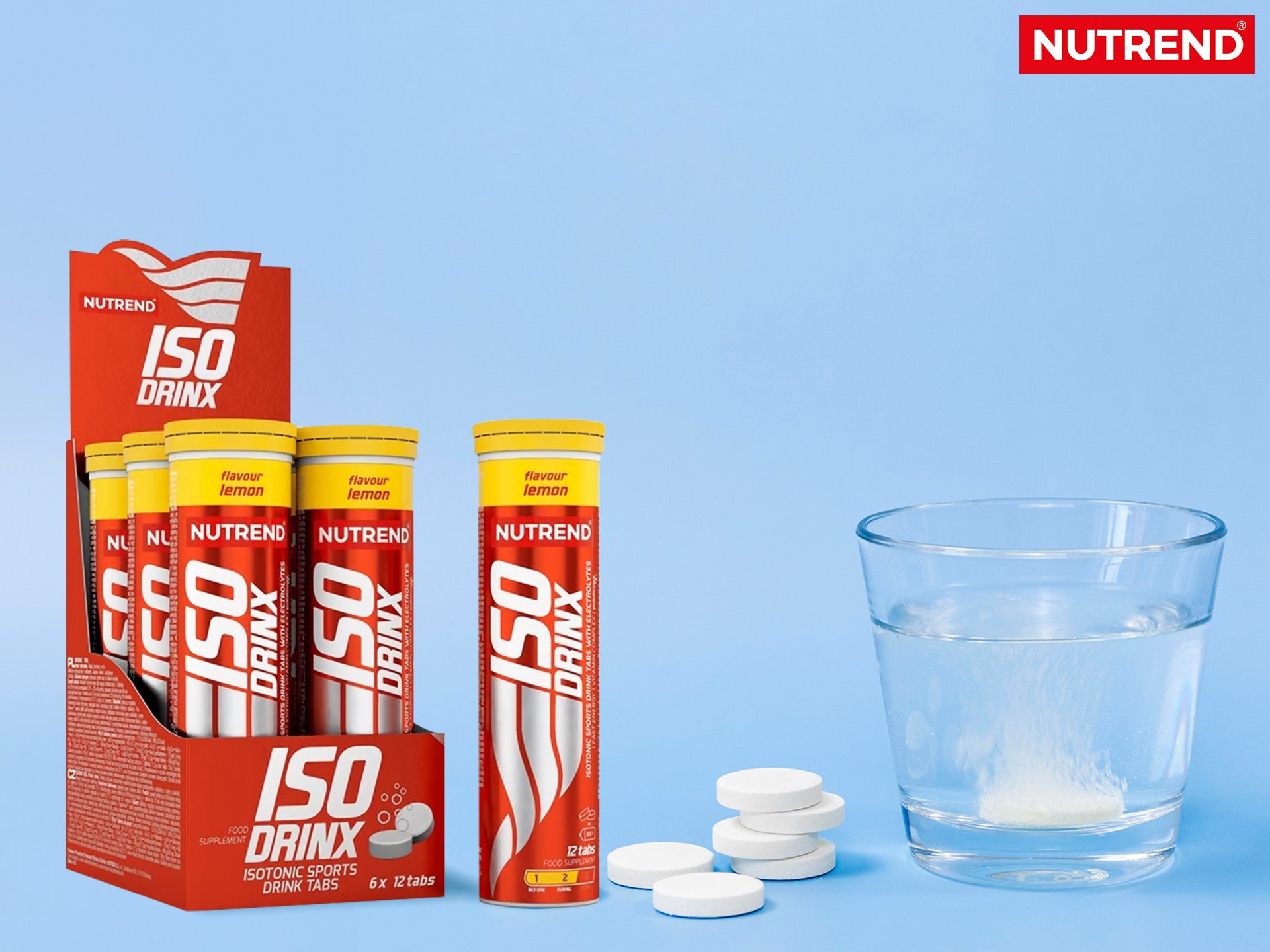 Nutrend - IsoDrinx - Brausetabletten mit Elektrolyten - Isotonisch