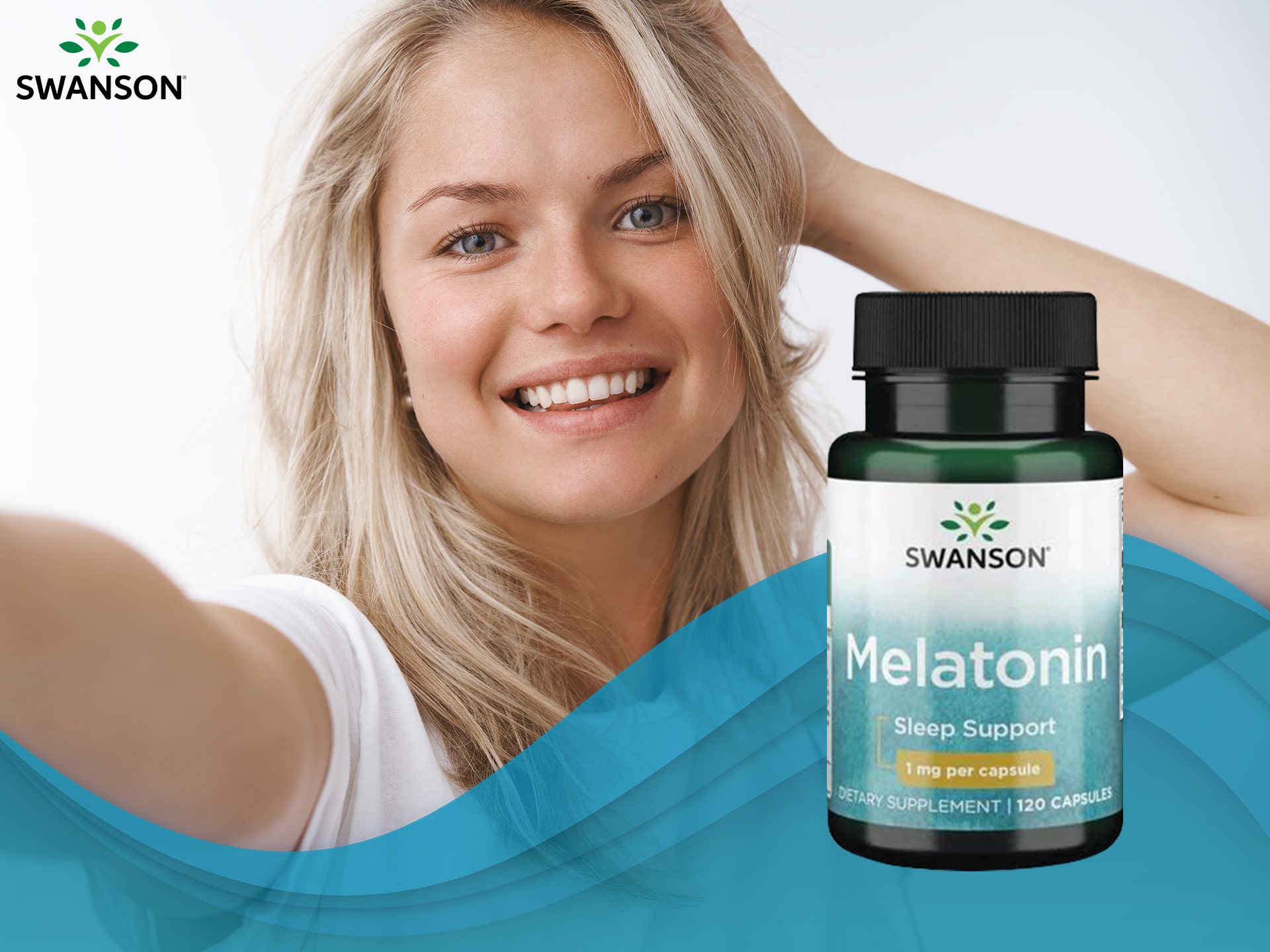 Swanson - Melatonin 1mg - Unterstützung für tiefen Schlaf