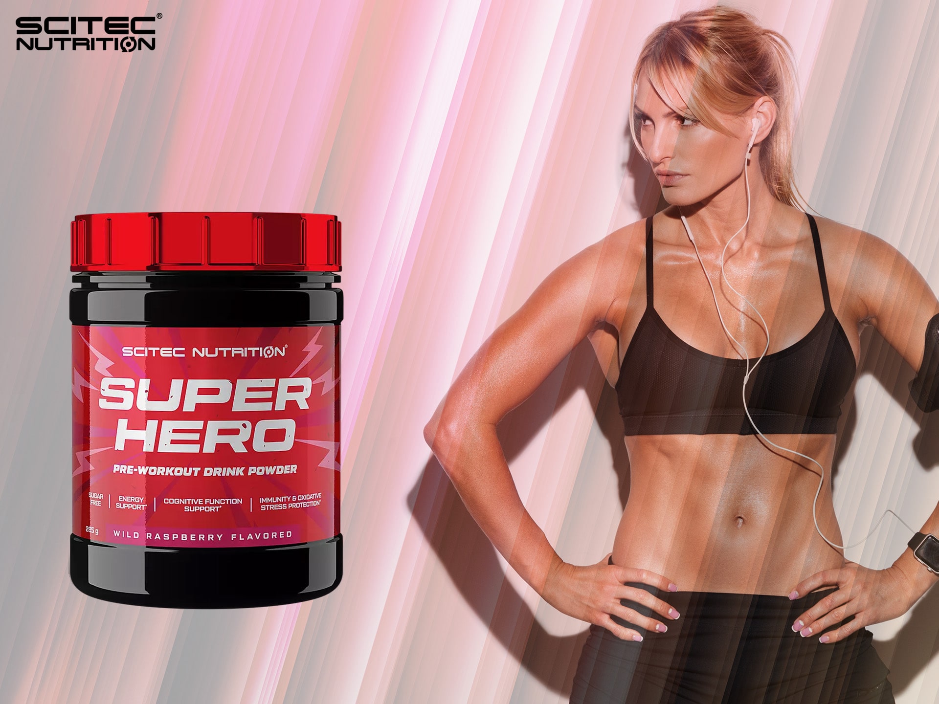 Scitec - SuperHero - Pre-Workout mit Cholin und Coenzym Q10