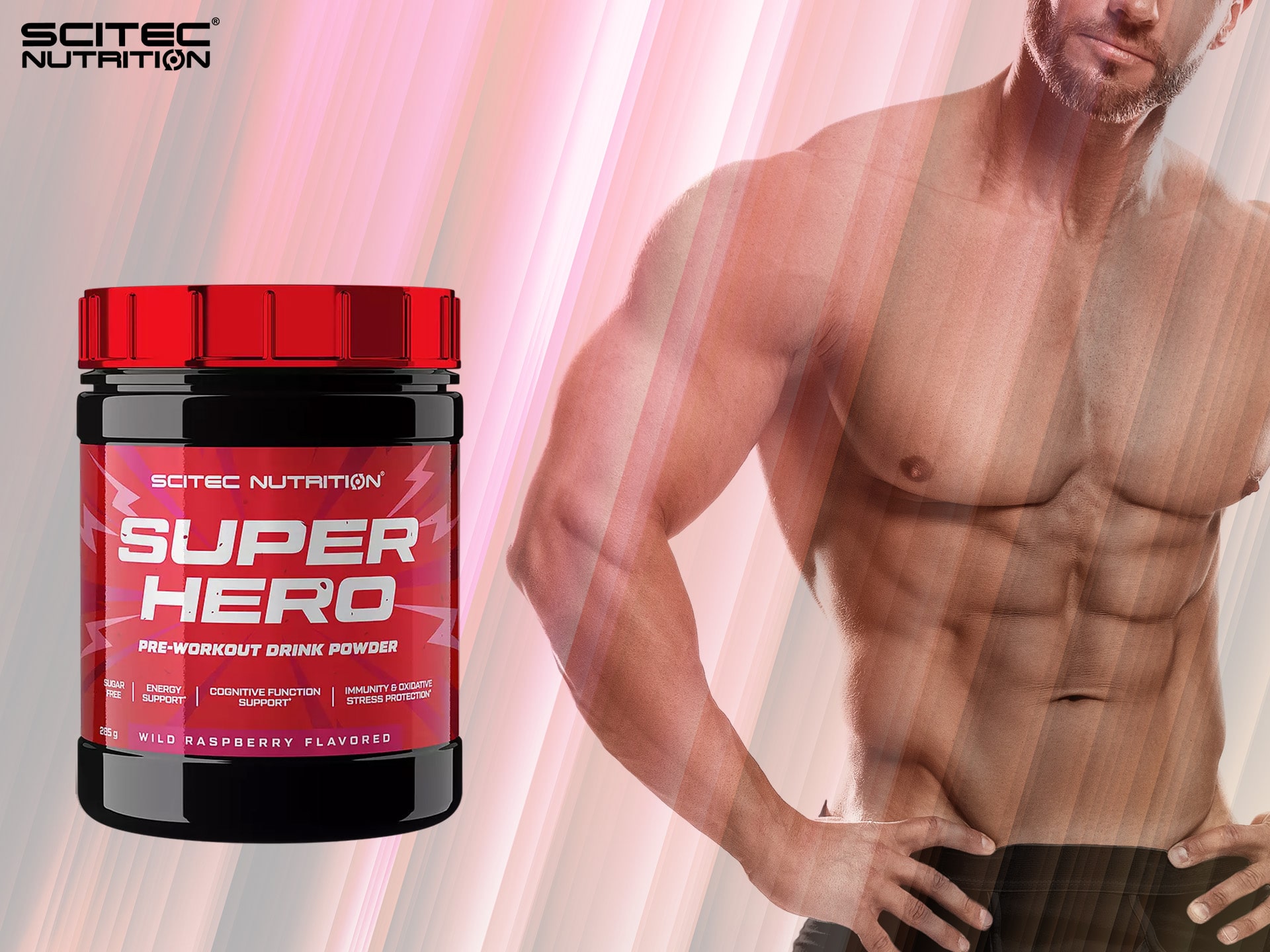 Scitec - SuperHero - Pre-Workout mit Cholin und Coenzym Q10
