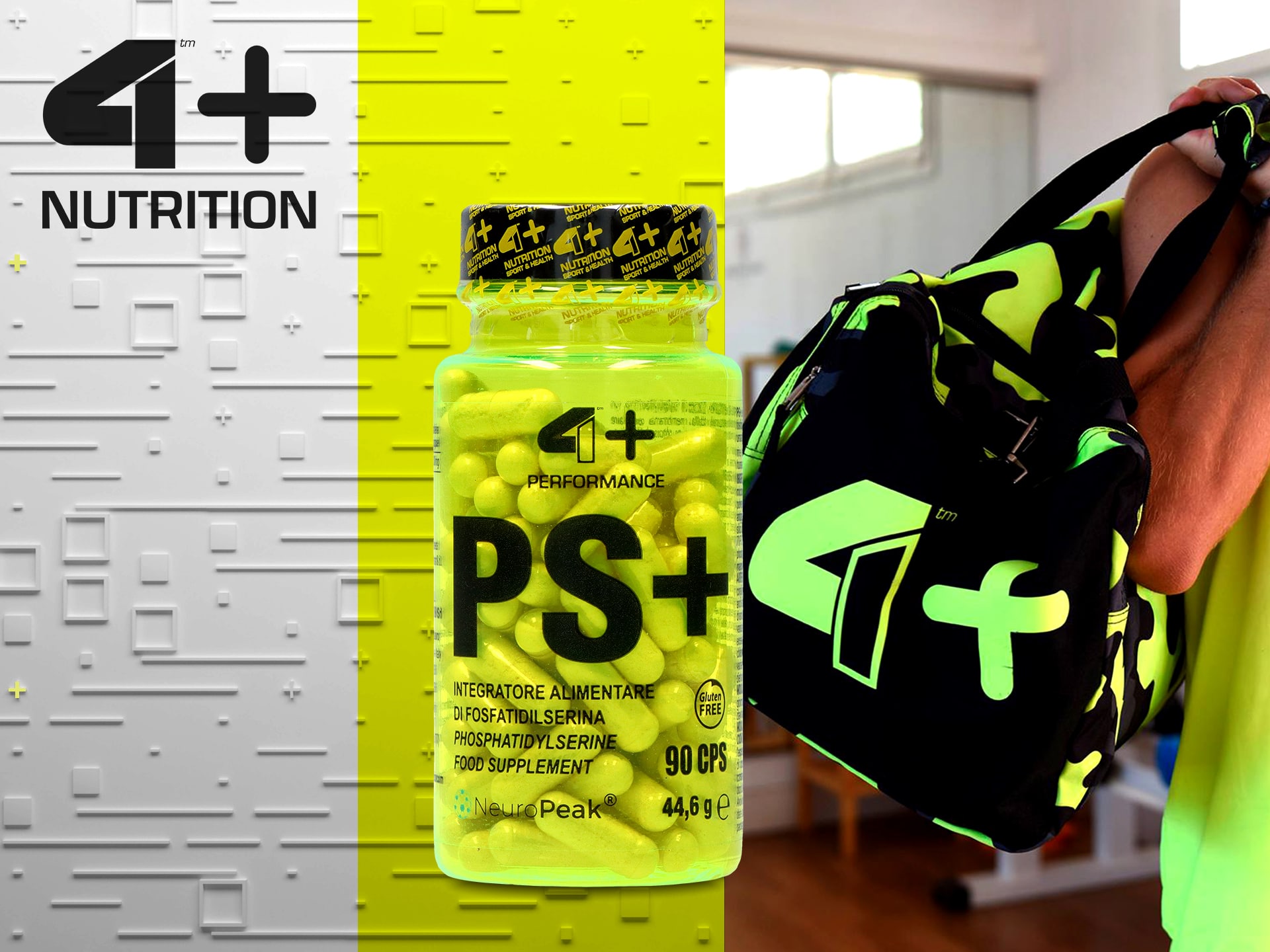 4+ Nutritn - Ps+ - Phosphatidylserin - 90caps