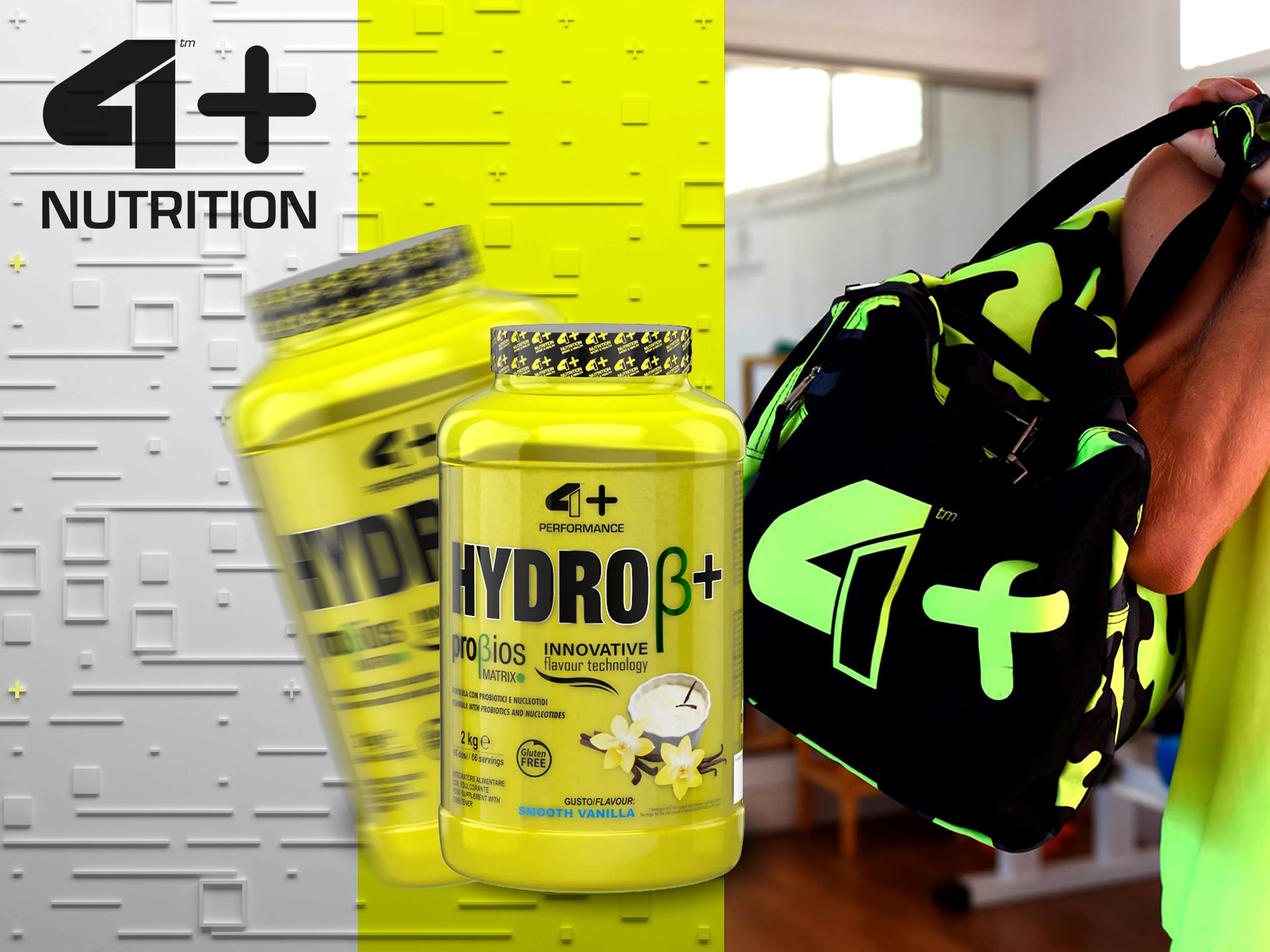 4+ Nutrition - Hydro+ Probiotics - 2000g - Smooth Vanilla