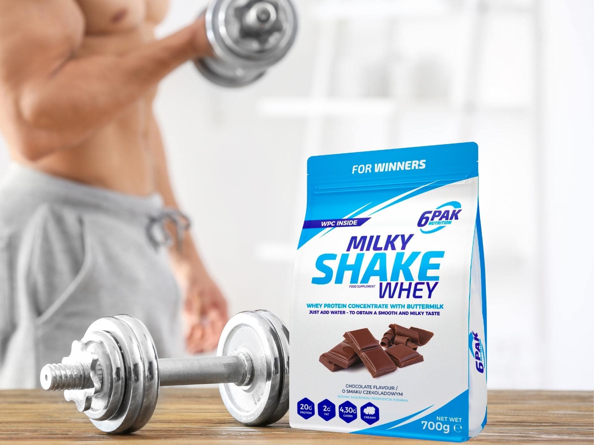 Milky Shake Whey - cremige Protein-Nahrungsergänzung