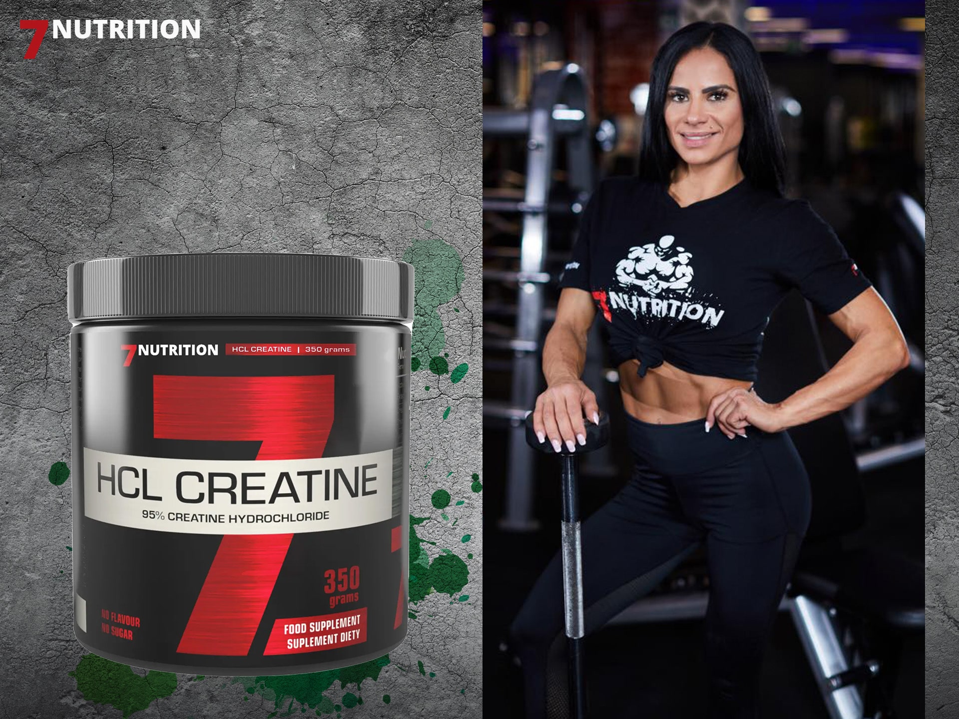 7Nutrition - Kreatin-Hydrochlorid geschmacksneutral - HCL Creatine