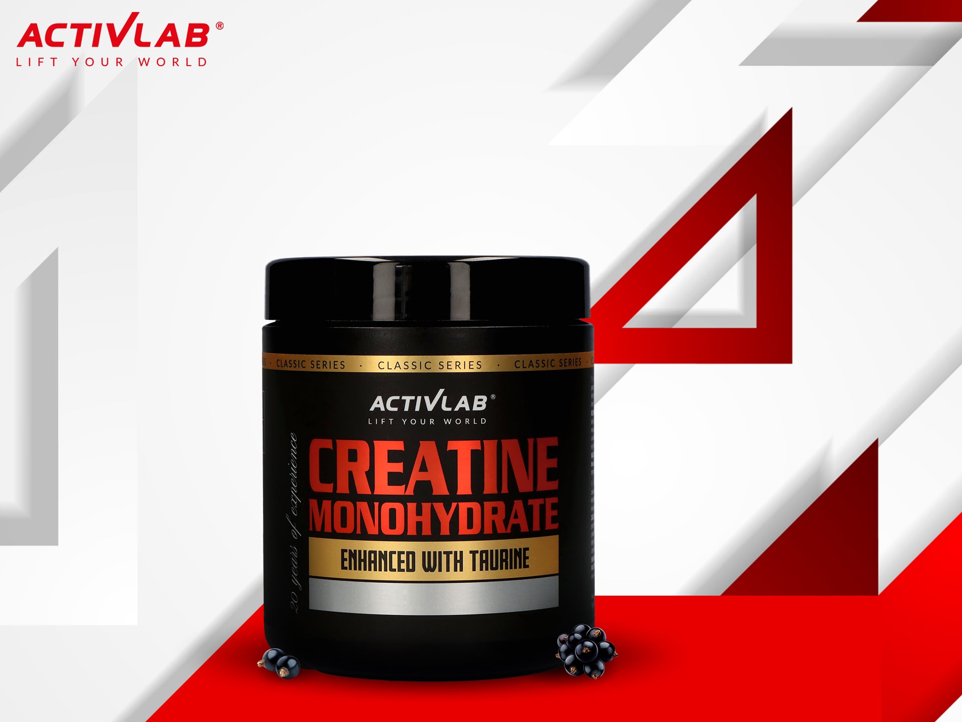 Activlab - Creatine Monohydrate - 300g - lack Currant