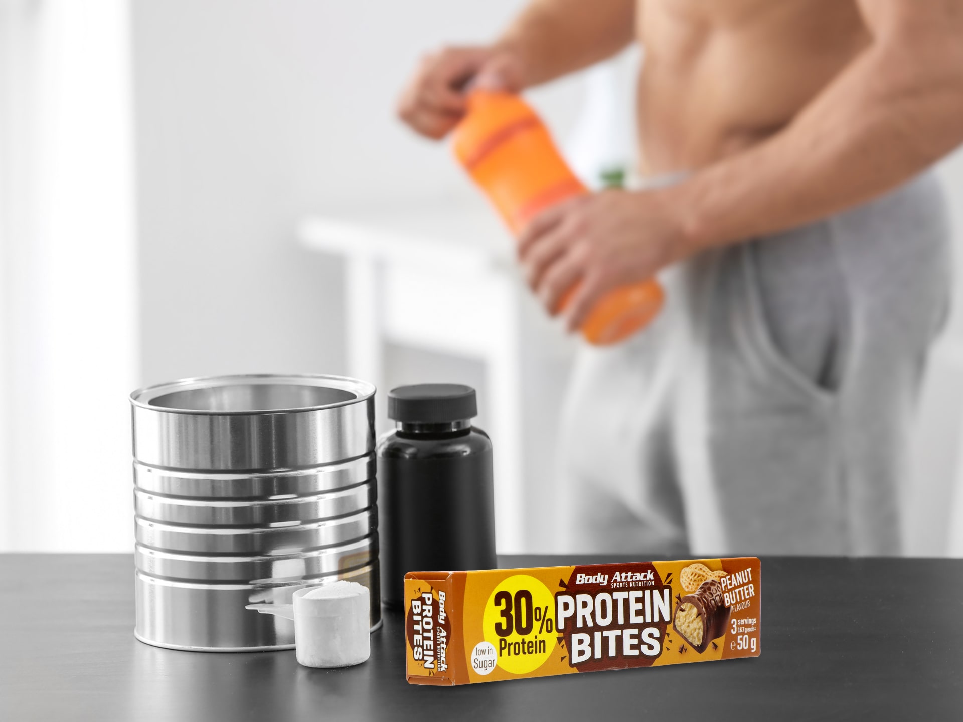 Body Attack - protein pralinen - Erdnusscreme