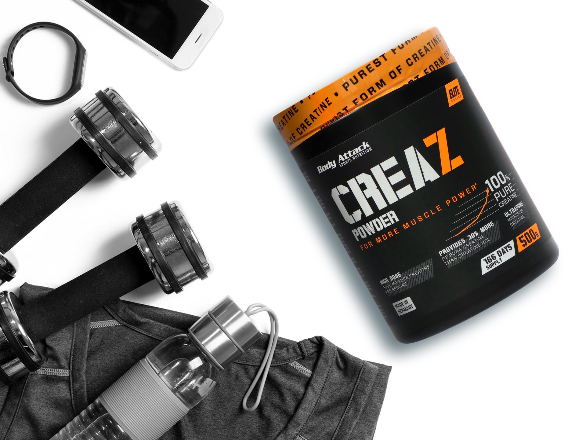Body Attack - CREAZ - wasserfreies Kreatin