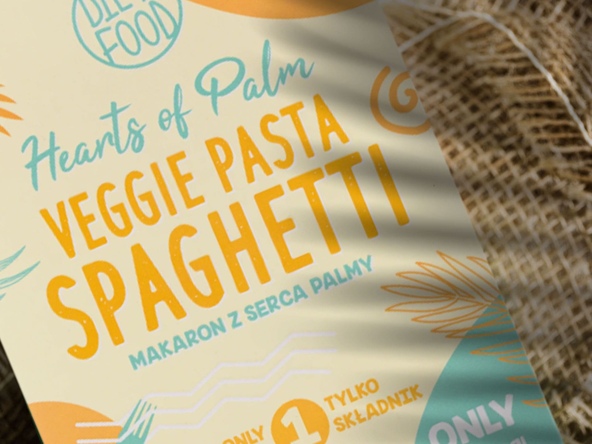 Diet Food - vegane Nudeln aus Palme Spaghetti