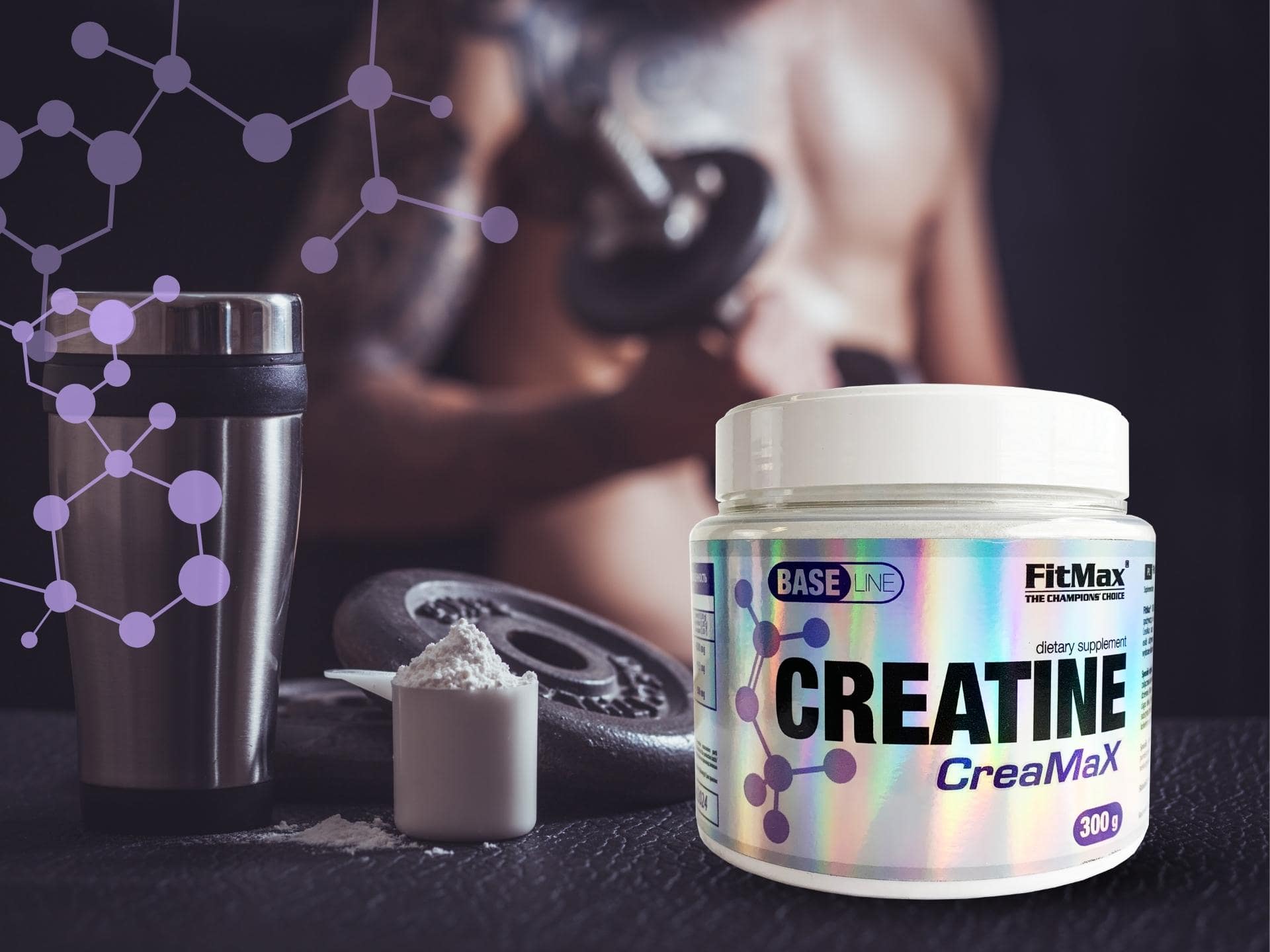 FitMax - monohydrat kreatyny - Creatine CreaMax - 300g