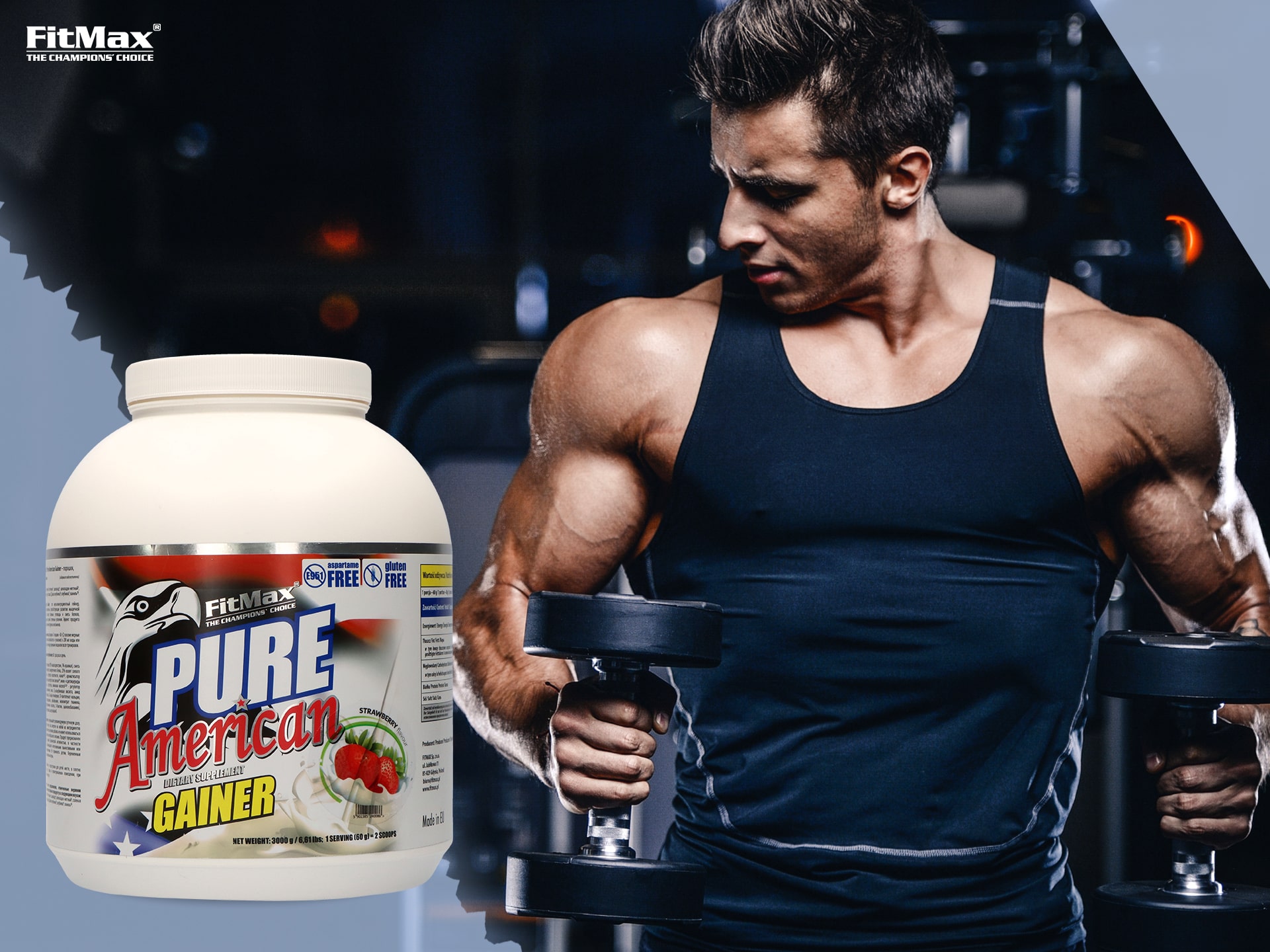 FitMax - Pure American Gainer - Strawberry