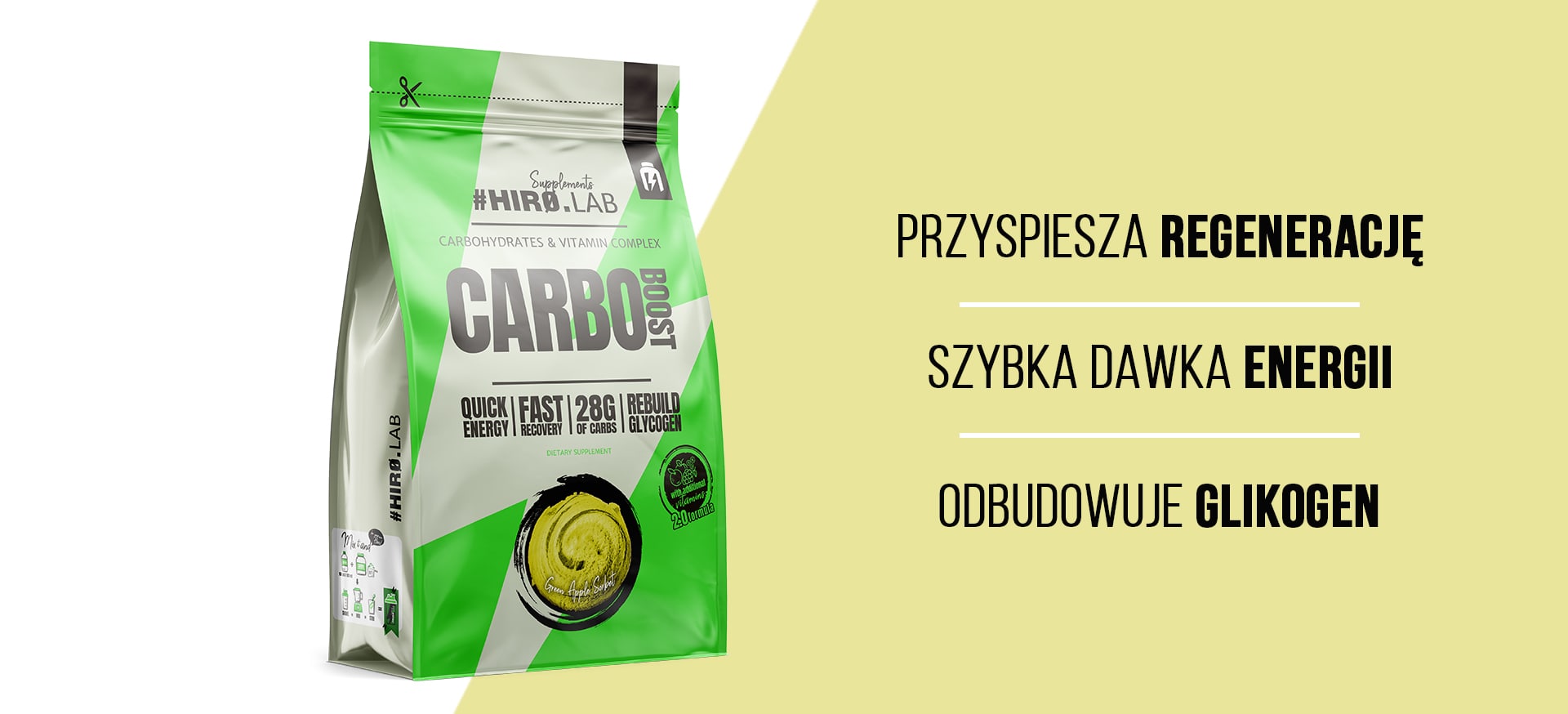 Hiro.Lab - Carbo Boost - kohlenhydratbasierte Nahrungsergänzung