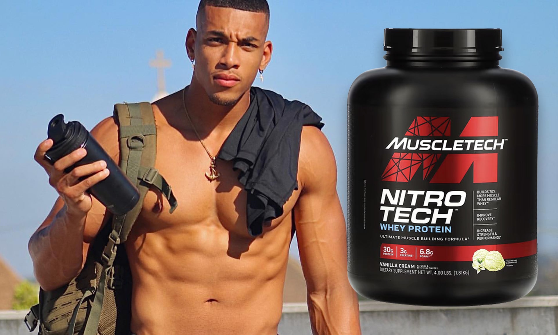 MuscleTech - Proteinergänzung Vanille - 1810g