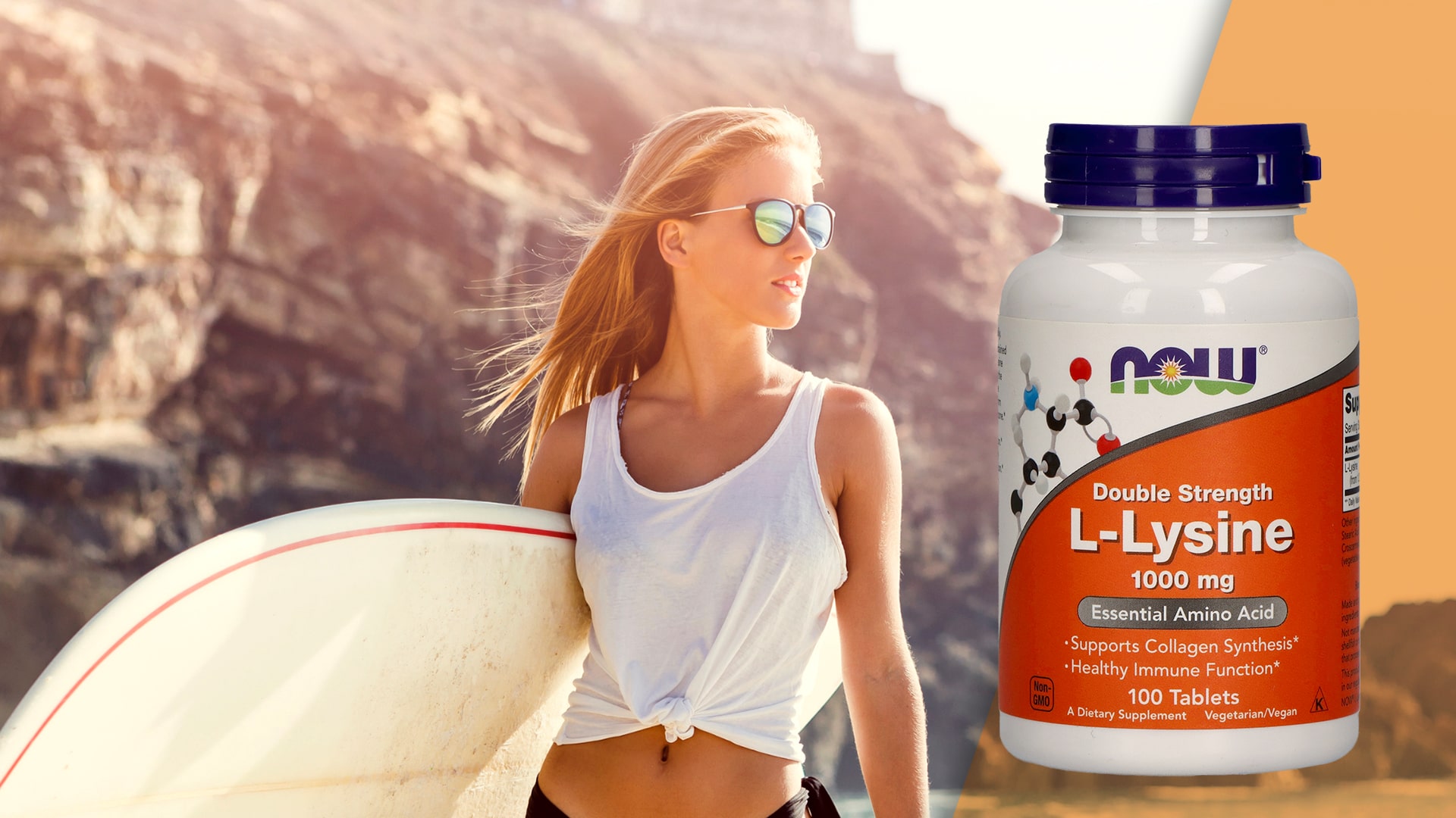 NOW Lysin 1000mg