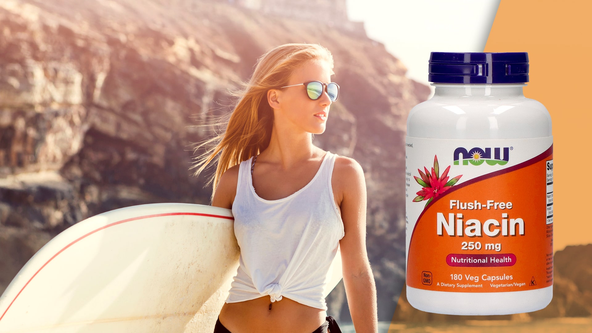 NOW - Niacin ohne Risiko für Erröten 180vcaps