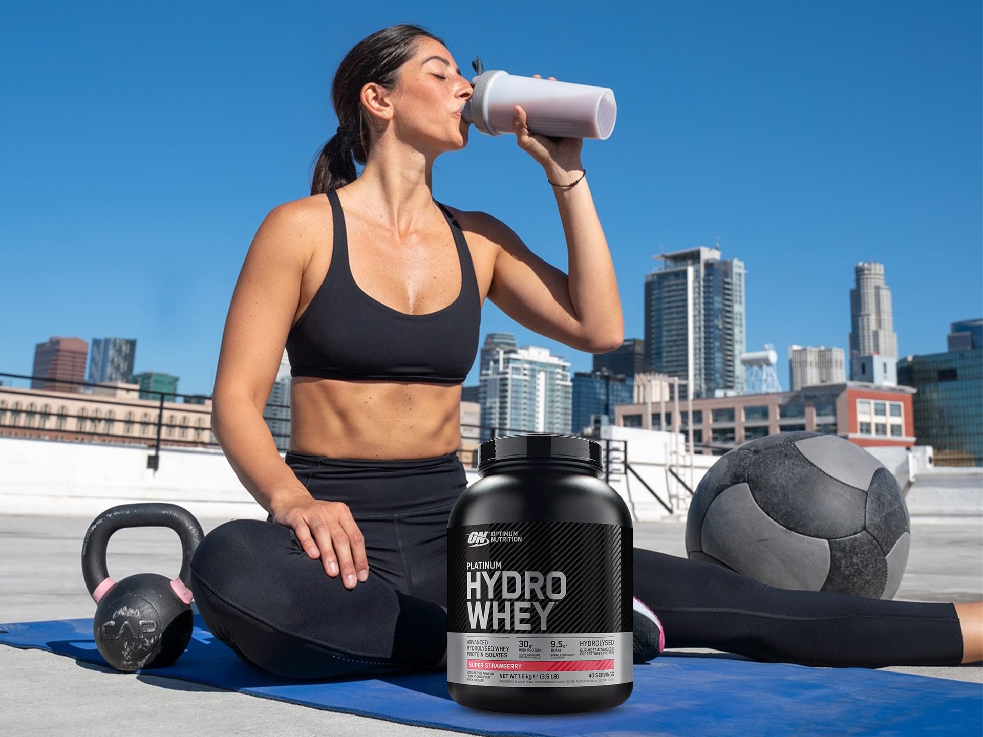 ON - Hydro Whey Platinum - Erdbeere