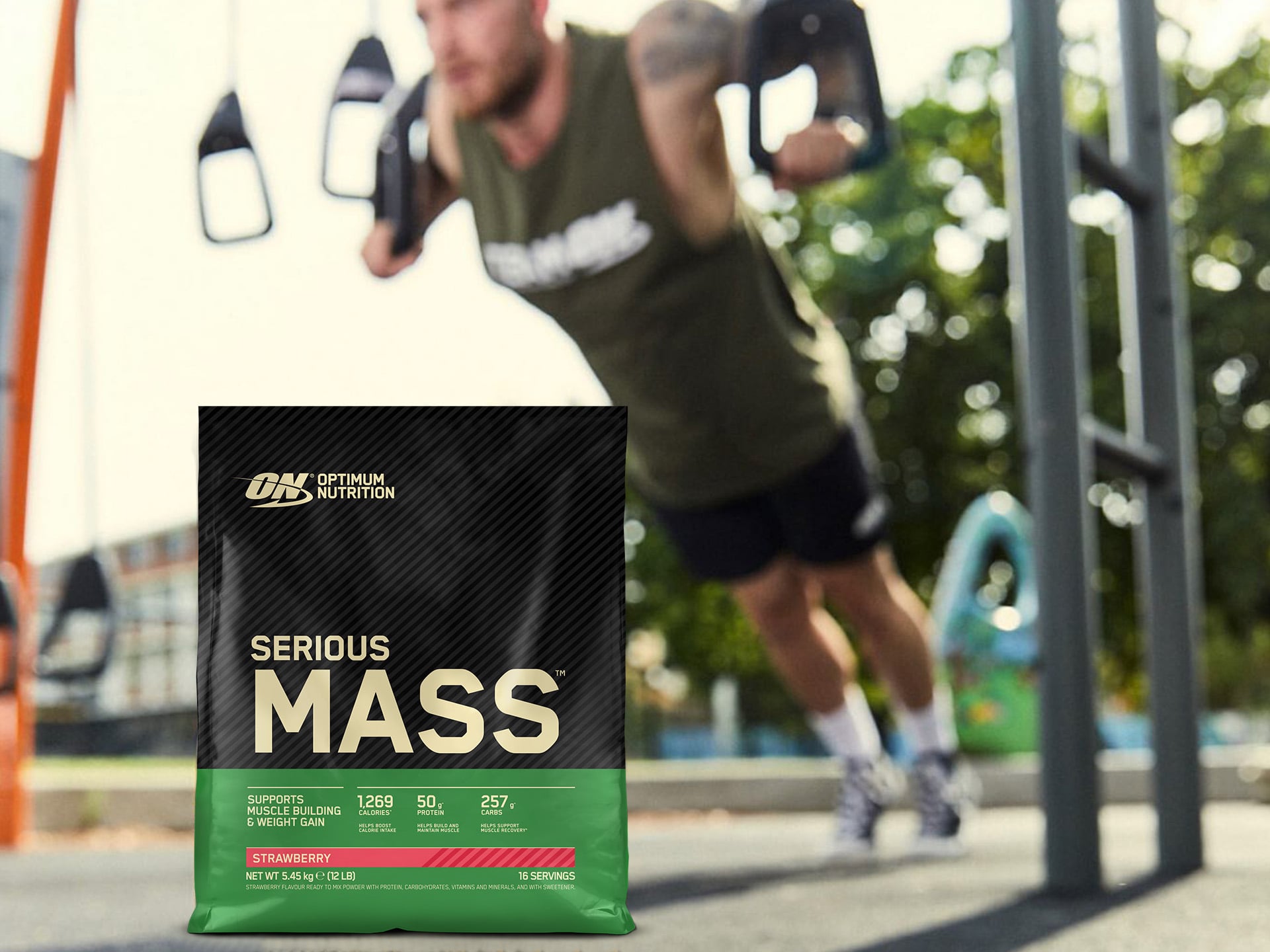 Optimum Nutrition - Serious Mass - Strawberry