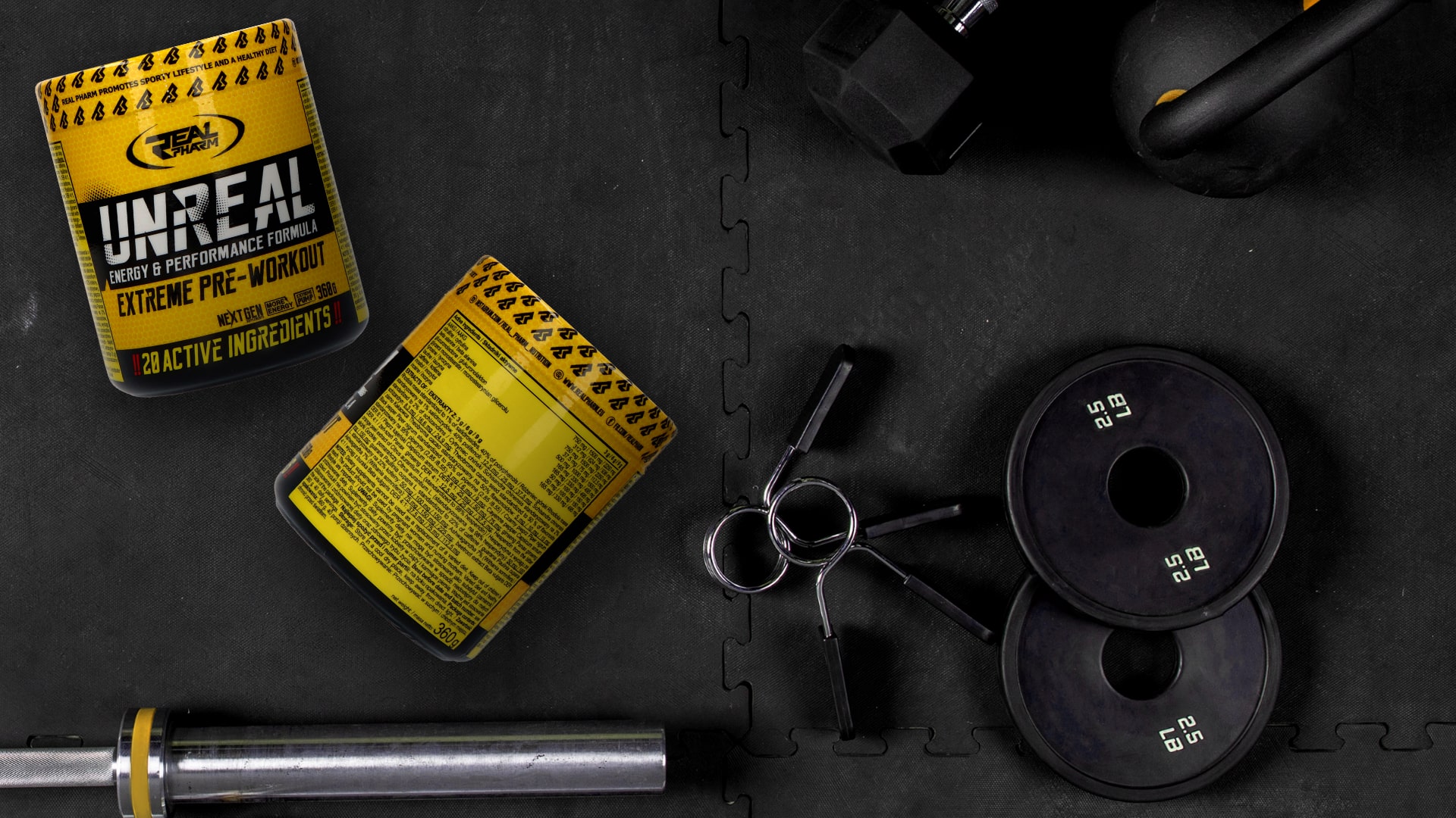 Preworkout Real Pharm - Unreal 360g