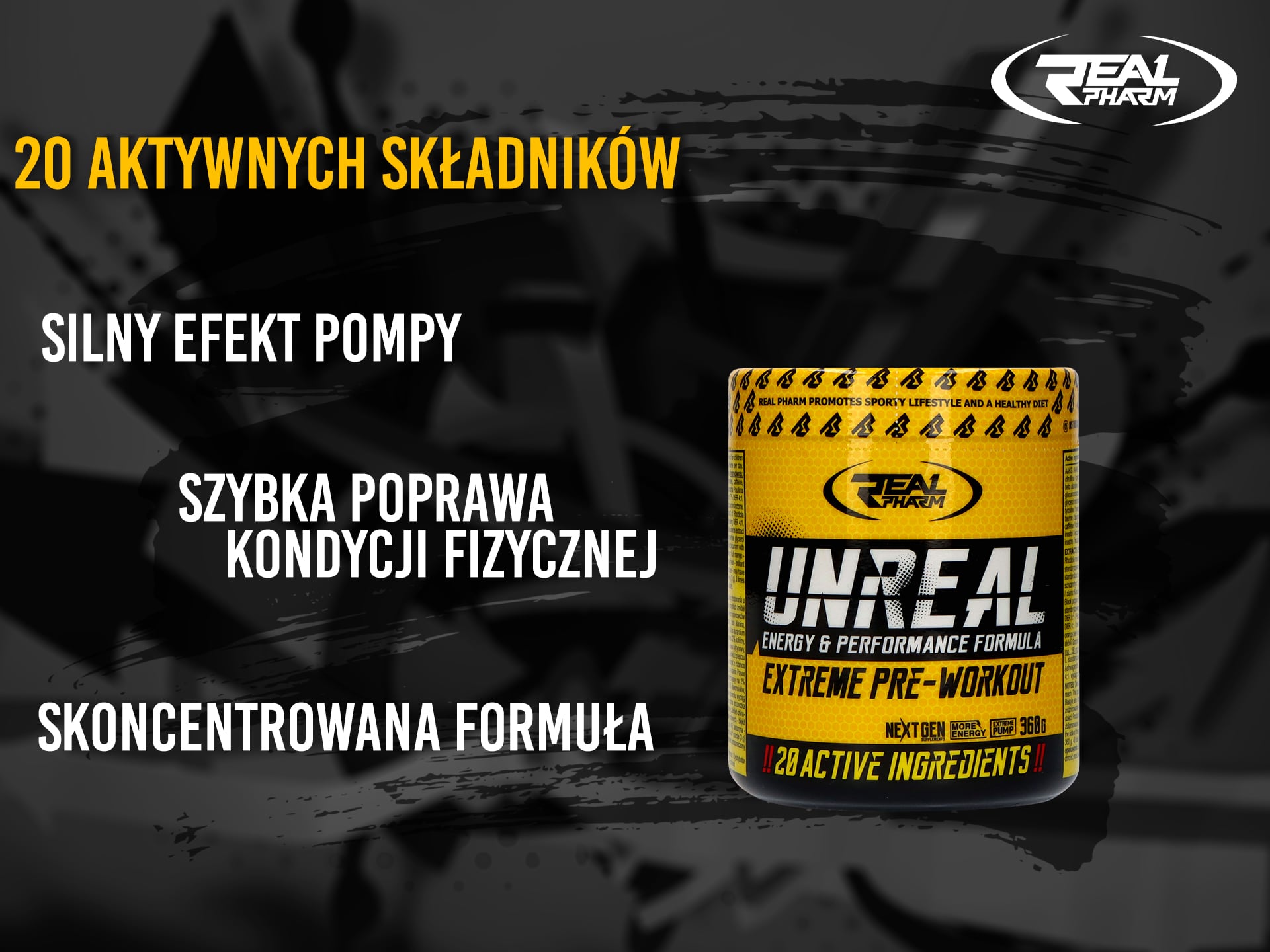 Przedtreningówka Real Pharm - Unreal