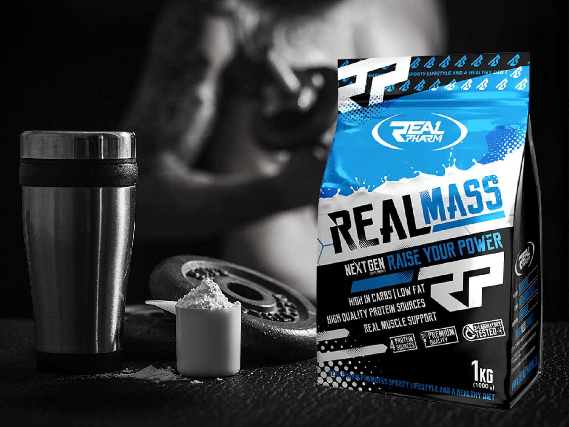 Real Mass Gainer - 1000g - Real Pharm