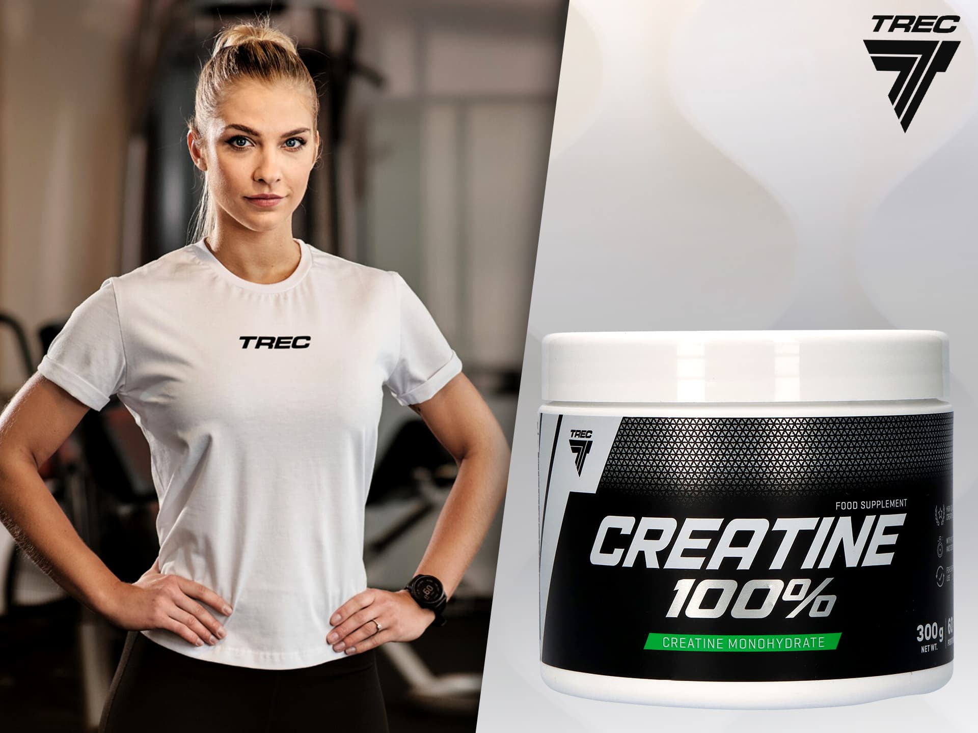 Kreatinmonohydrat von Trec - Creatine 100% - 300g