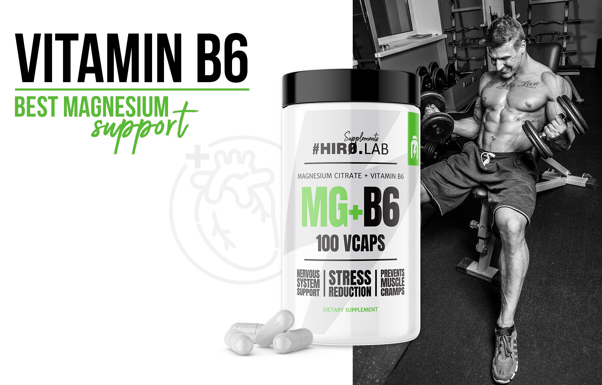 B6 Unterstützung für Magnesium 