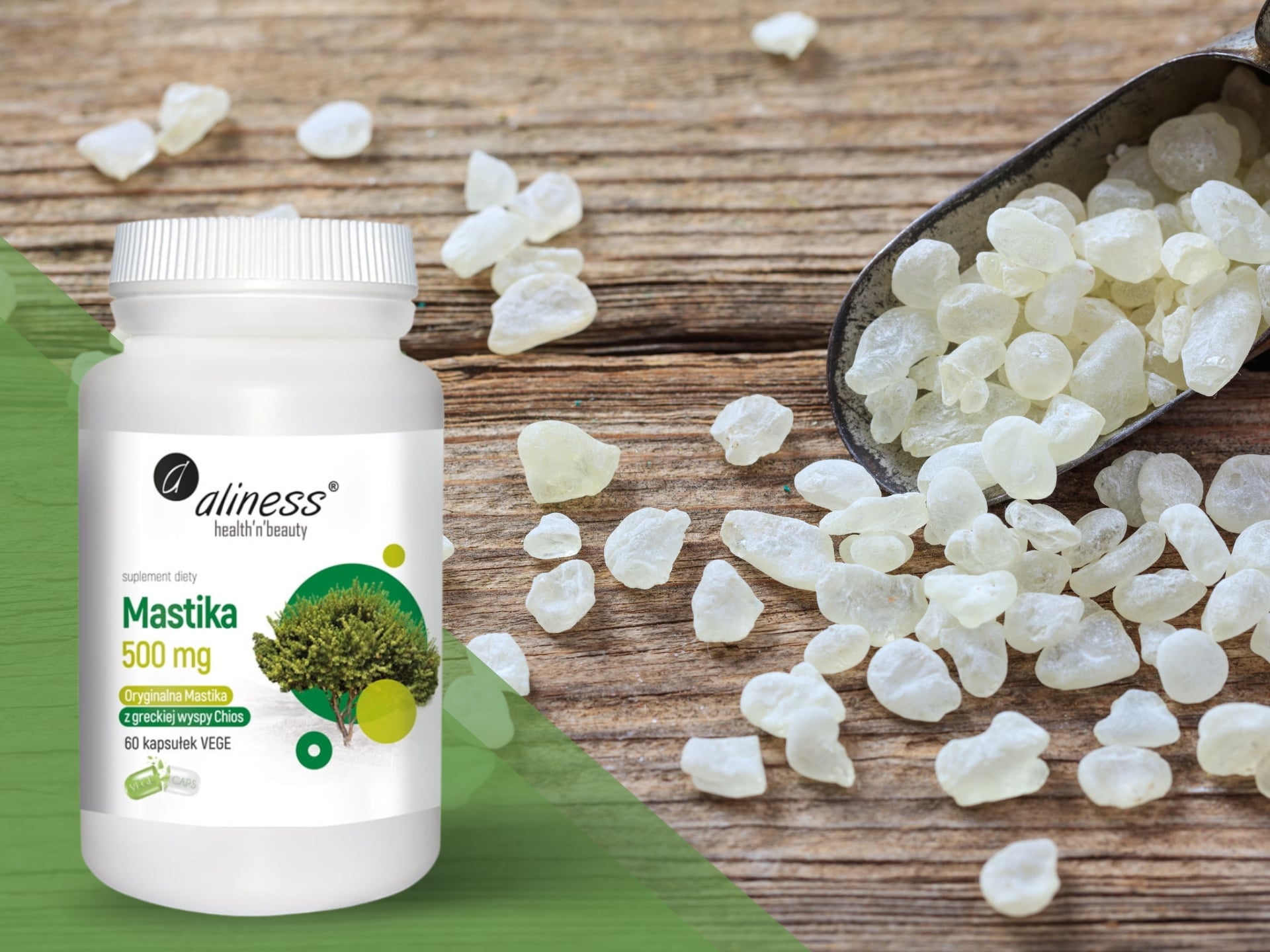 Aliness Mastika 500mg 60vcaps