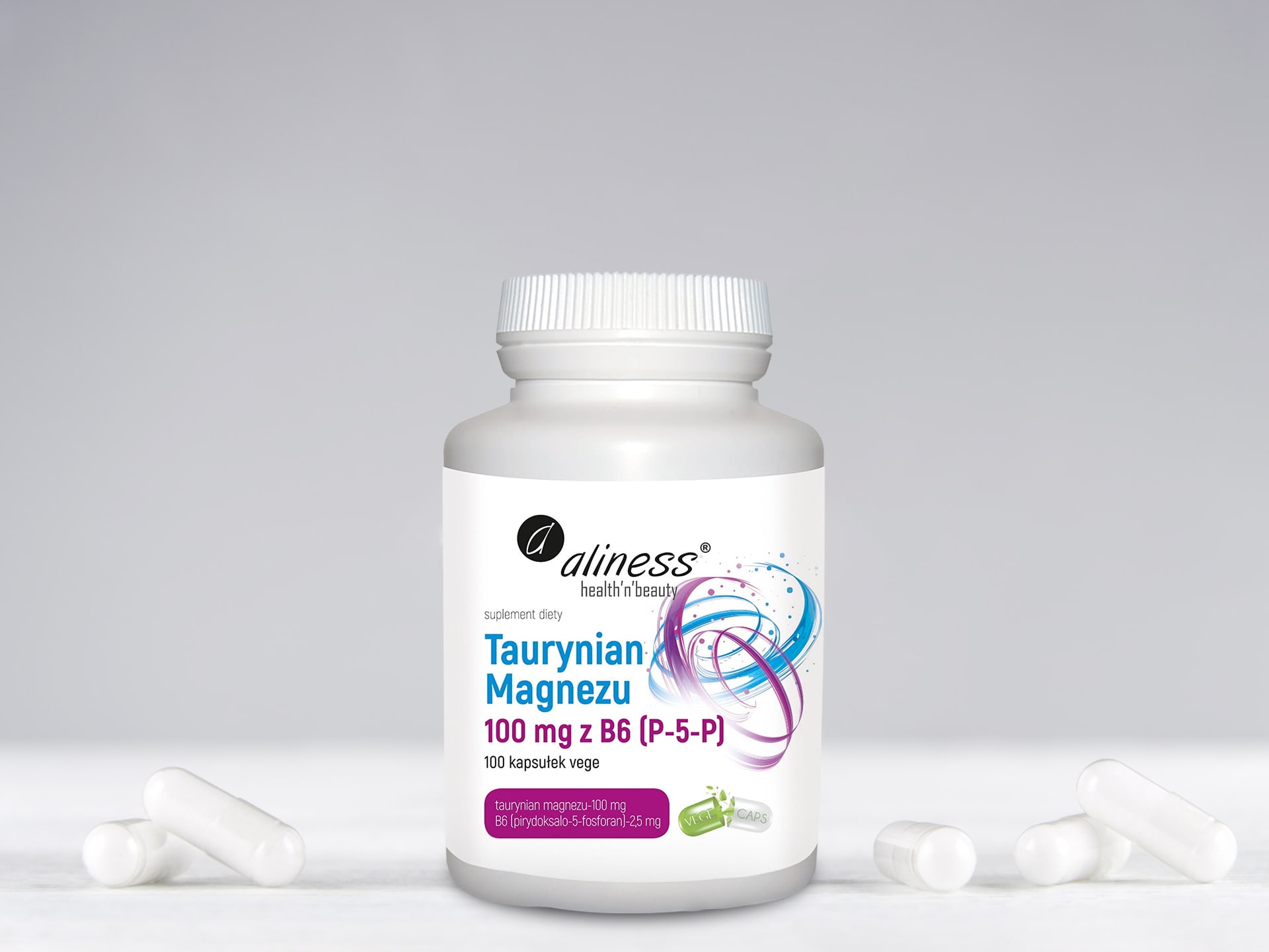 Aliness - Magnesium in Form von Taurinat und Vitamin B6 als P-5-P