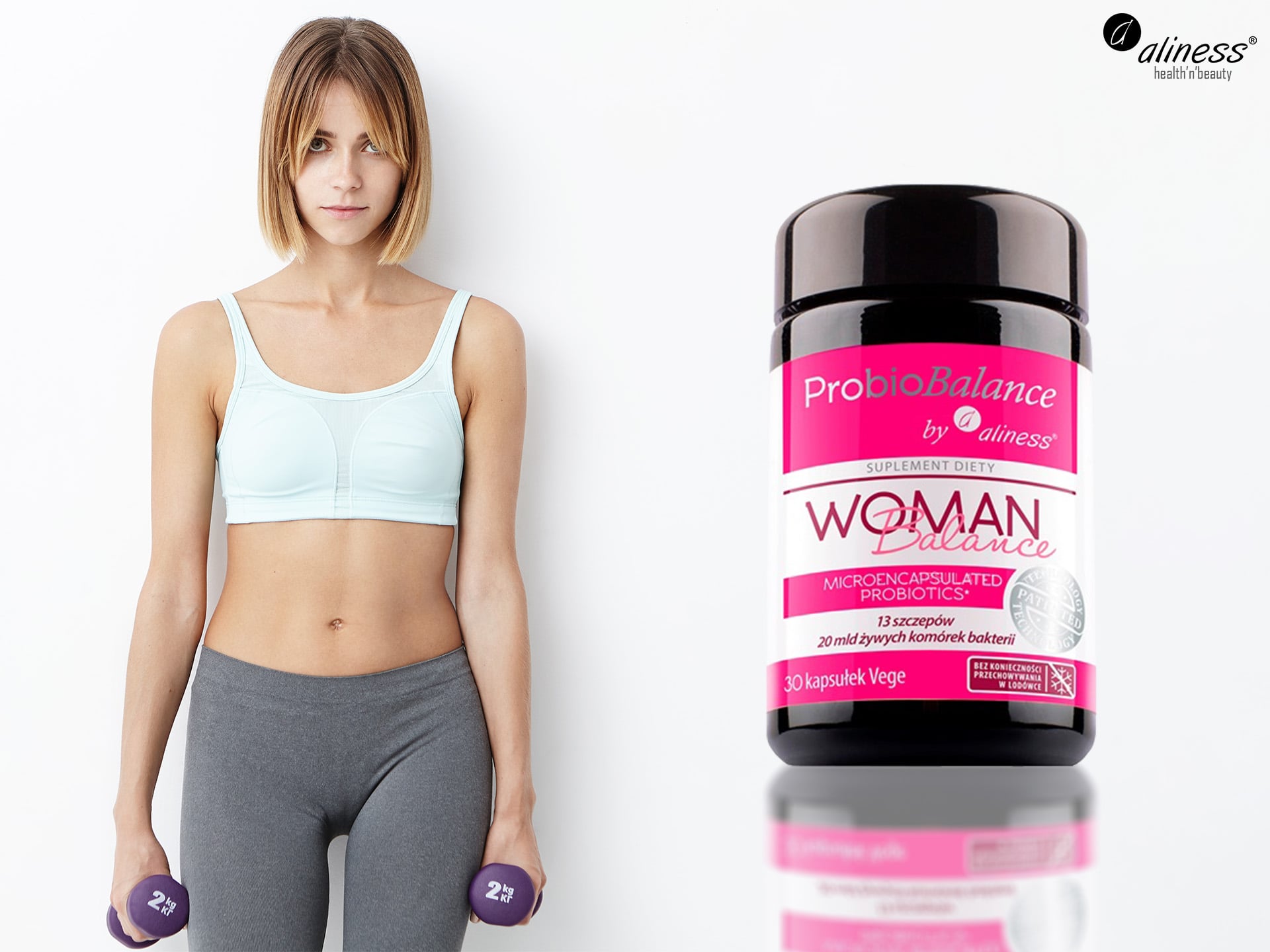 Aliness - ProbioBalance Woman - probiotyki für Frauen