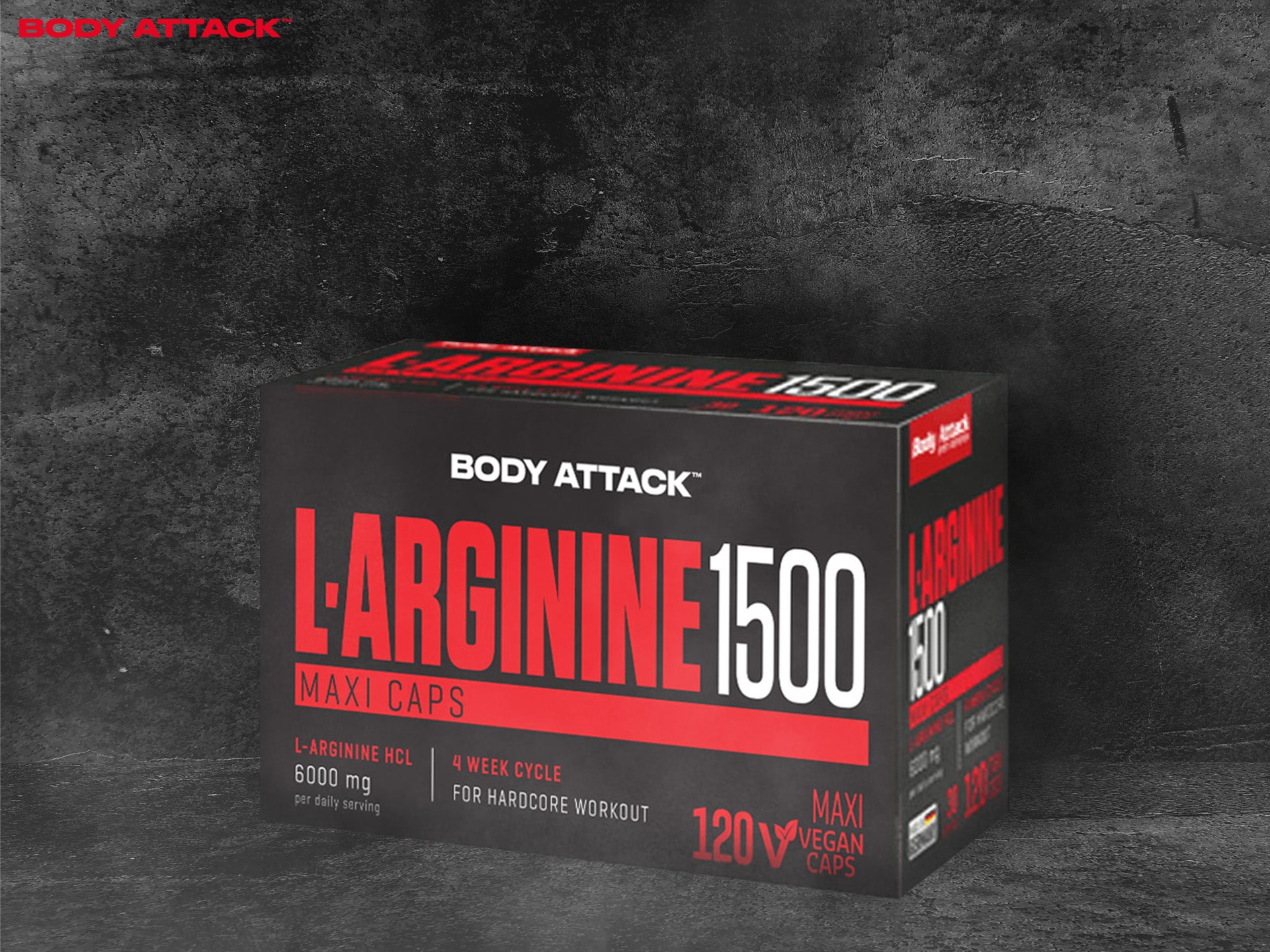 Body Attack - L-arginina - booster NO - booster tlenku azotu