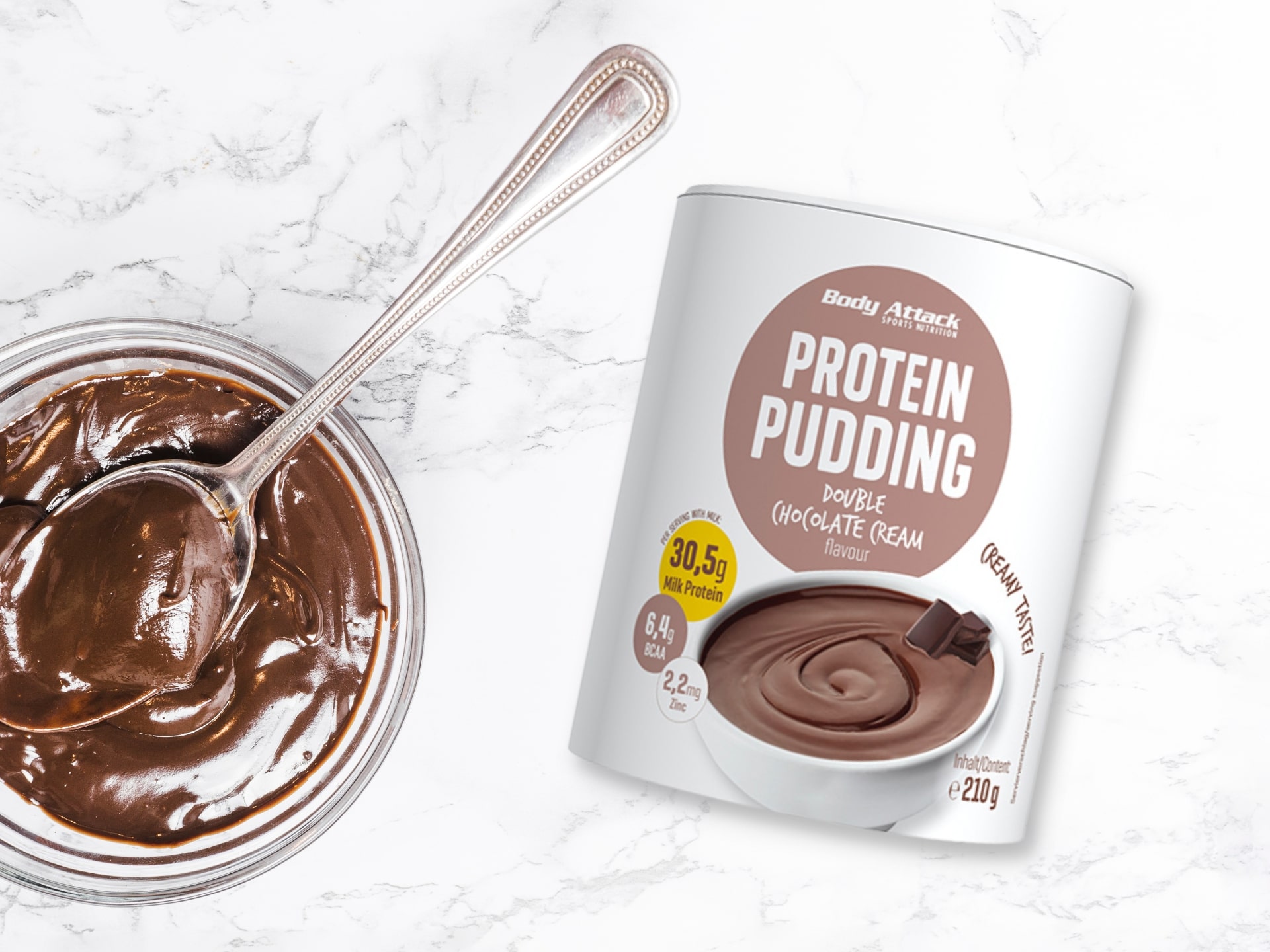 Proteinowy deser - wysoka zawartość białka