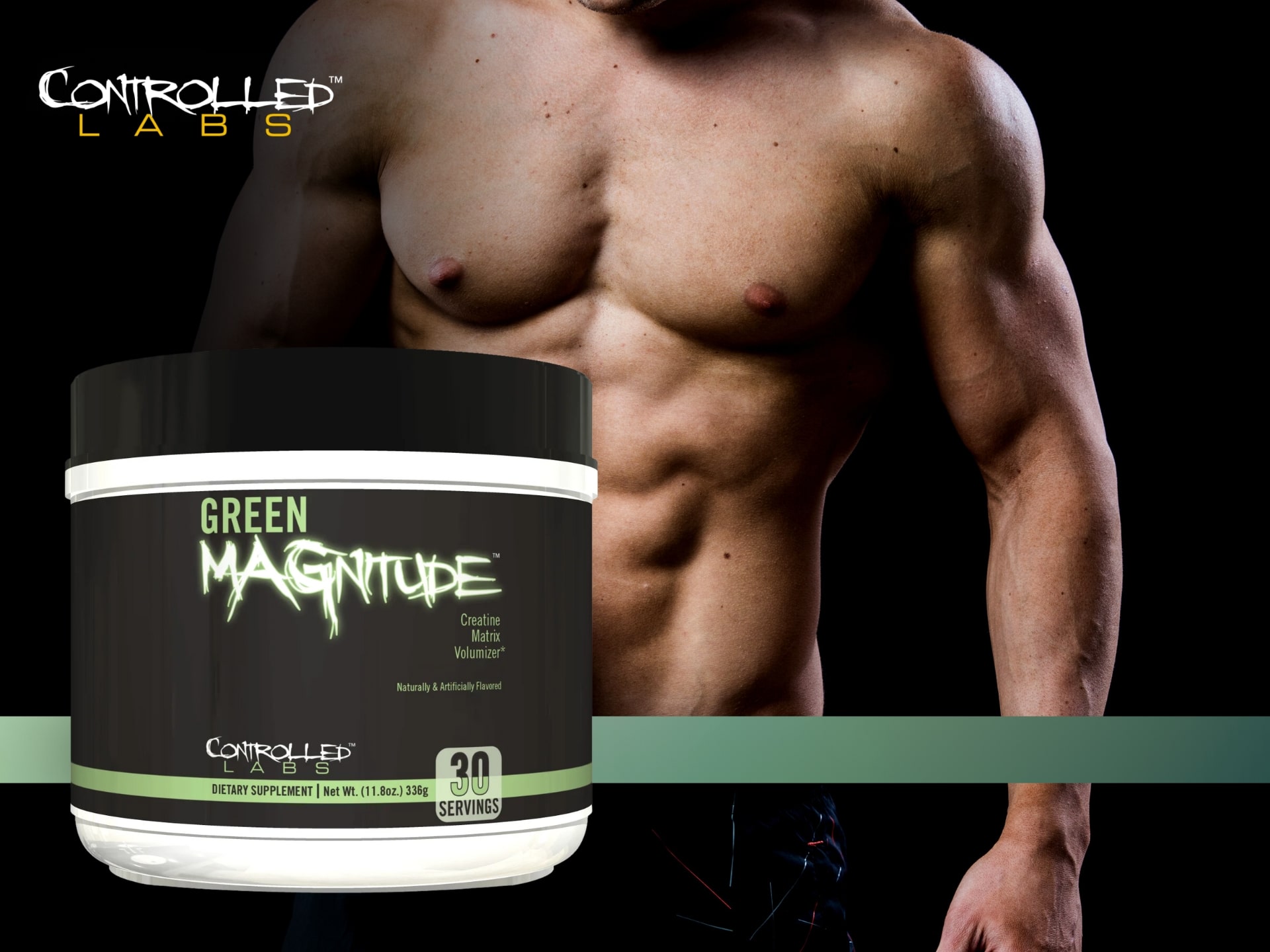Controlled Labs Green Magnitude 336 g Sour Green Apple