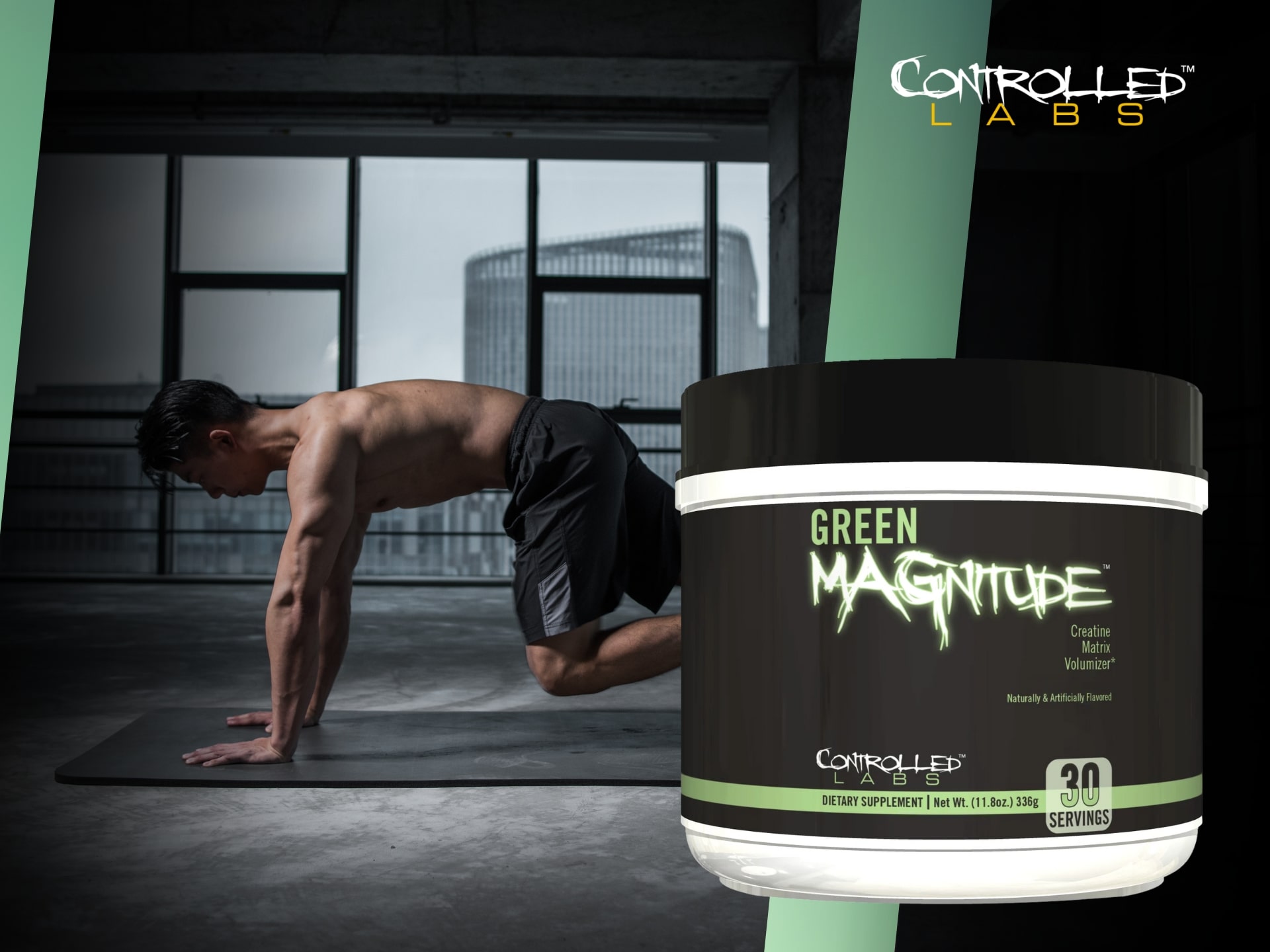 Controlled Labs Green Magnitude 336 g Sour Green Apple