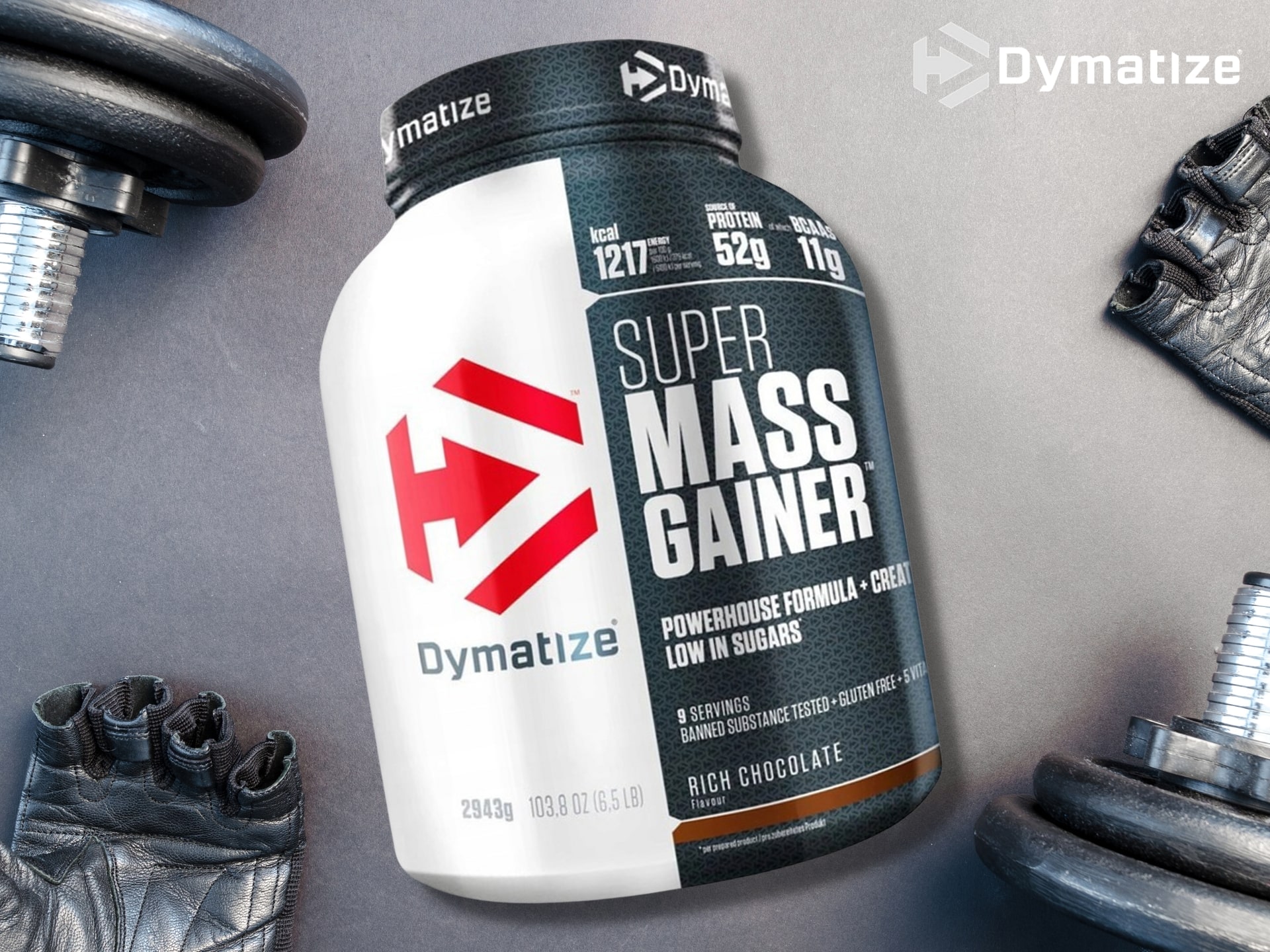 Super Mass Gainer - Kohlenhydrate, Proteine und Kreatin