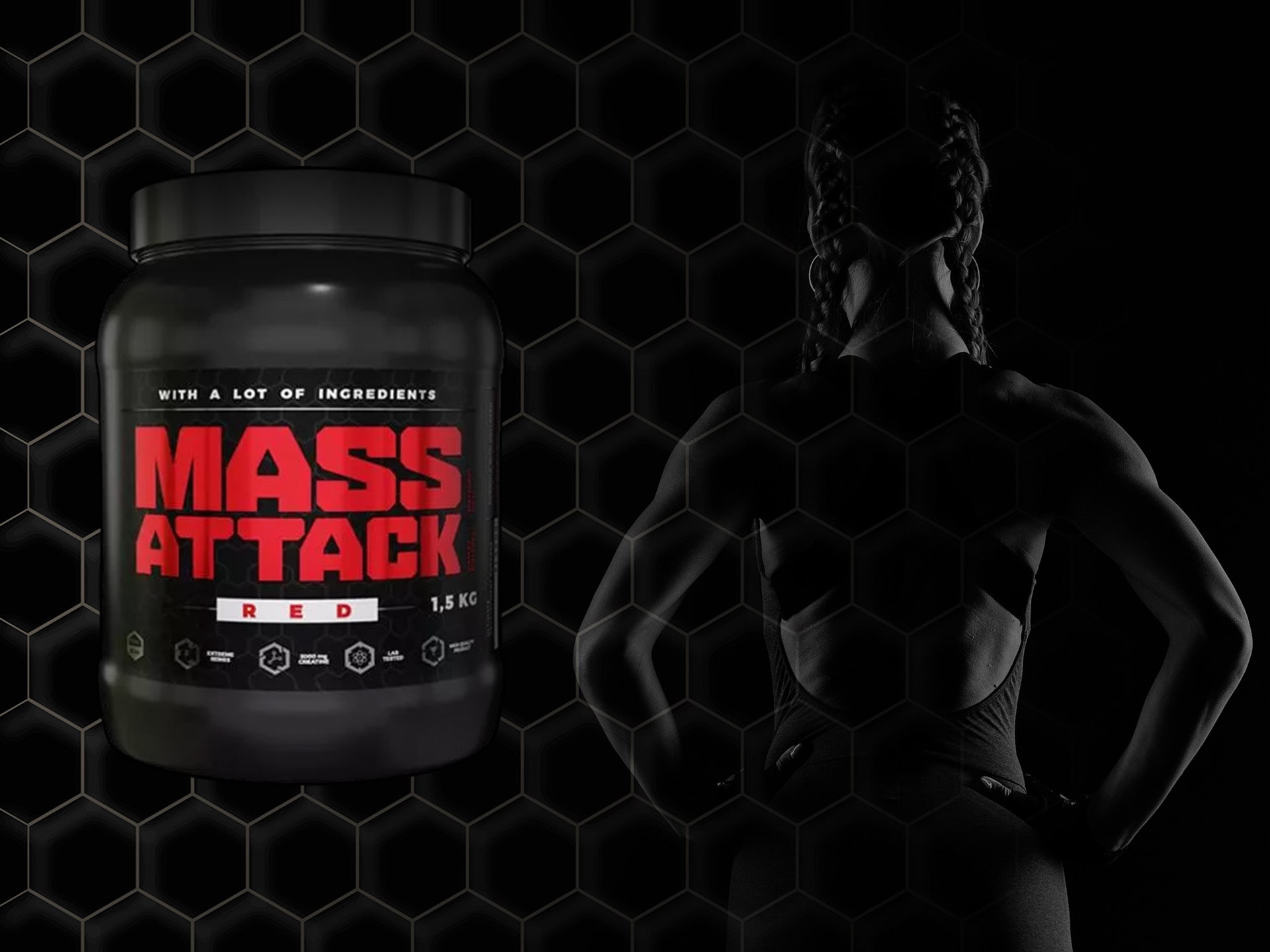MAss Attack Red - FitLabs - gainer na masę