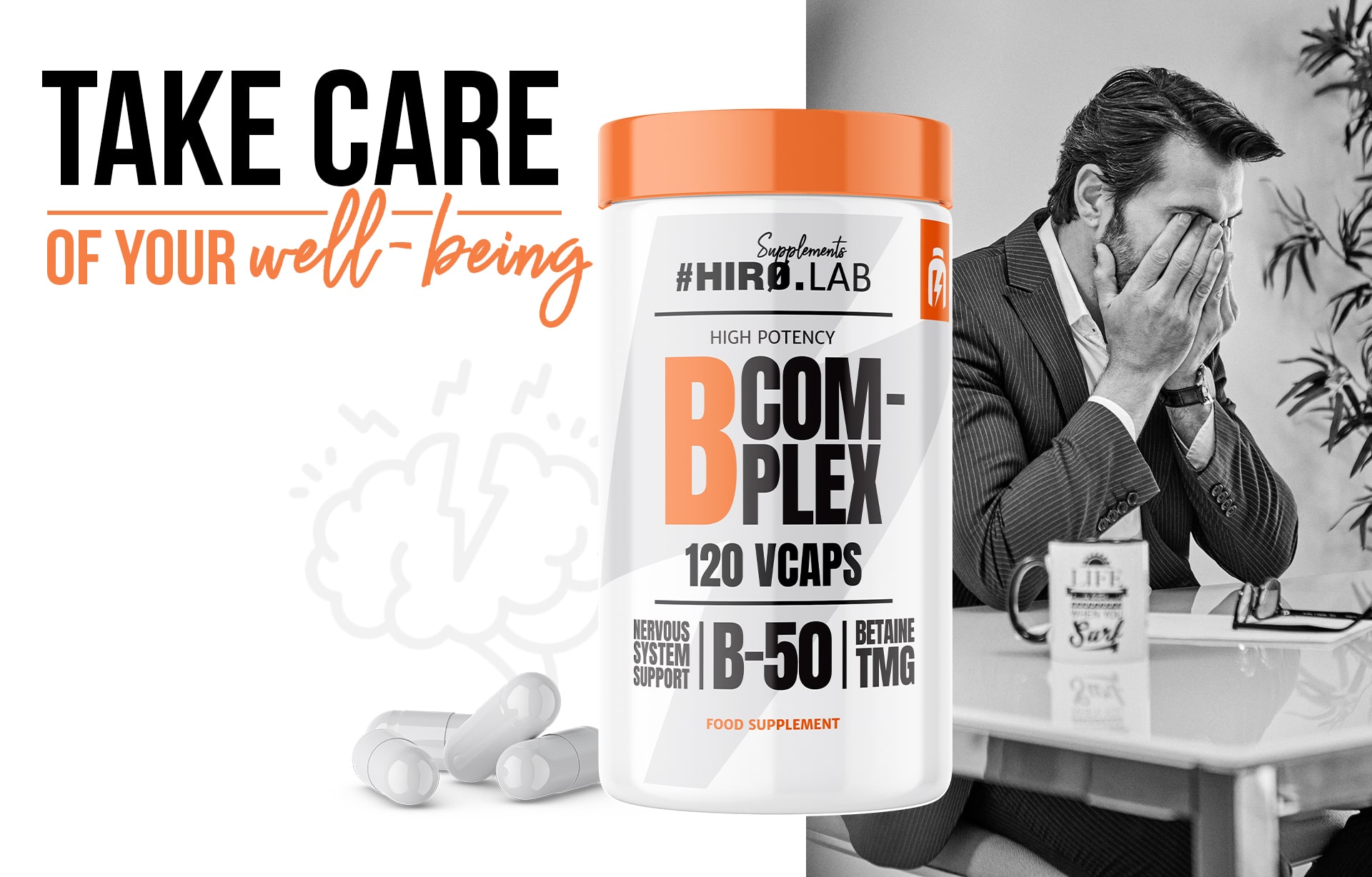 B-Complex von Hiro.Lab - Unterstützung der ordnungsgemäßen Körperfunktion