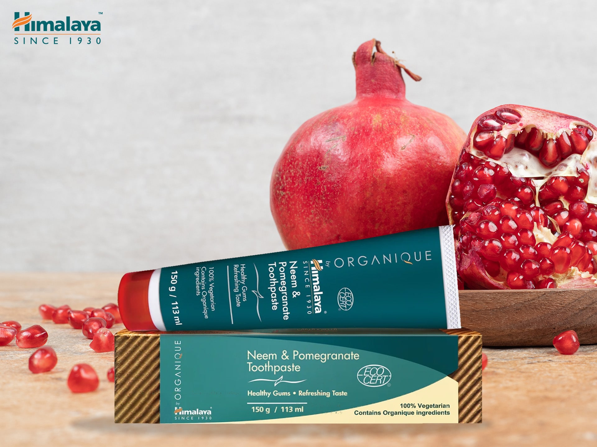 Himalaya - pasta Neem & granat - bez fluoru, parabenów i SLS