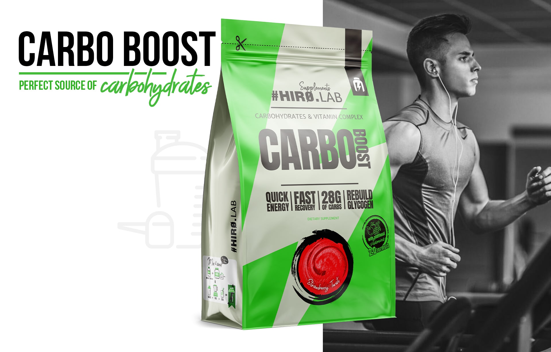 Hiro.Lab Carbo Boost Strawberry