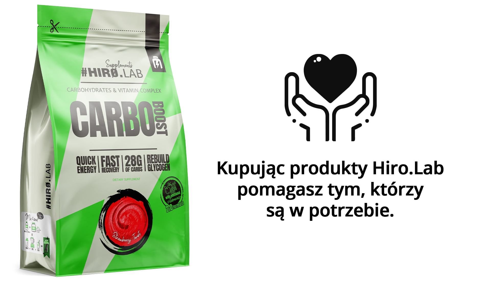 Carbo Boost hilft Bedürftigen
