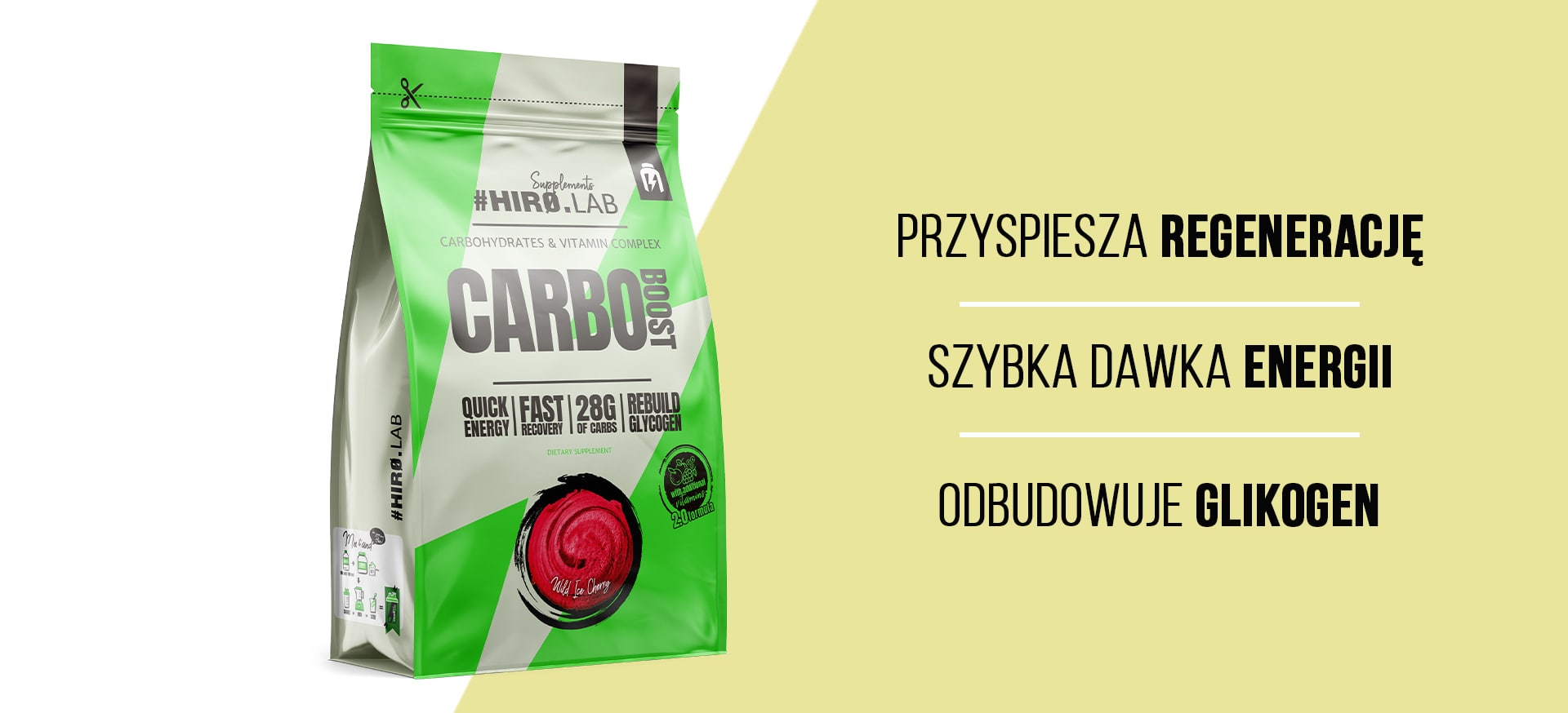 Hiro.Lab - Carbo Boost - Kohlenhydrat-Ergänzung auf Maltodextrin-Basis
