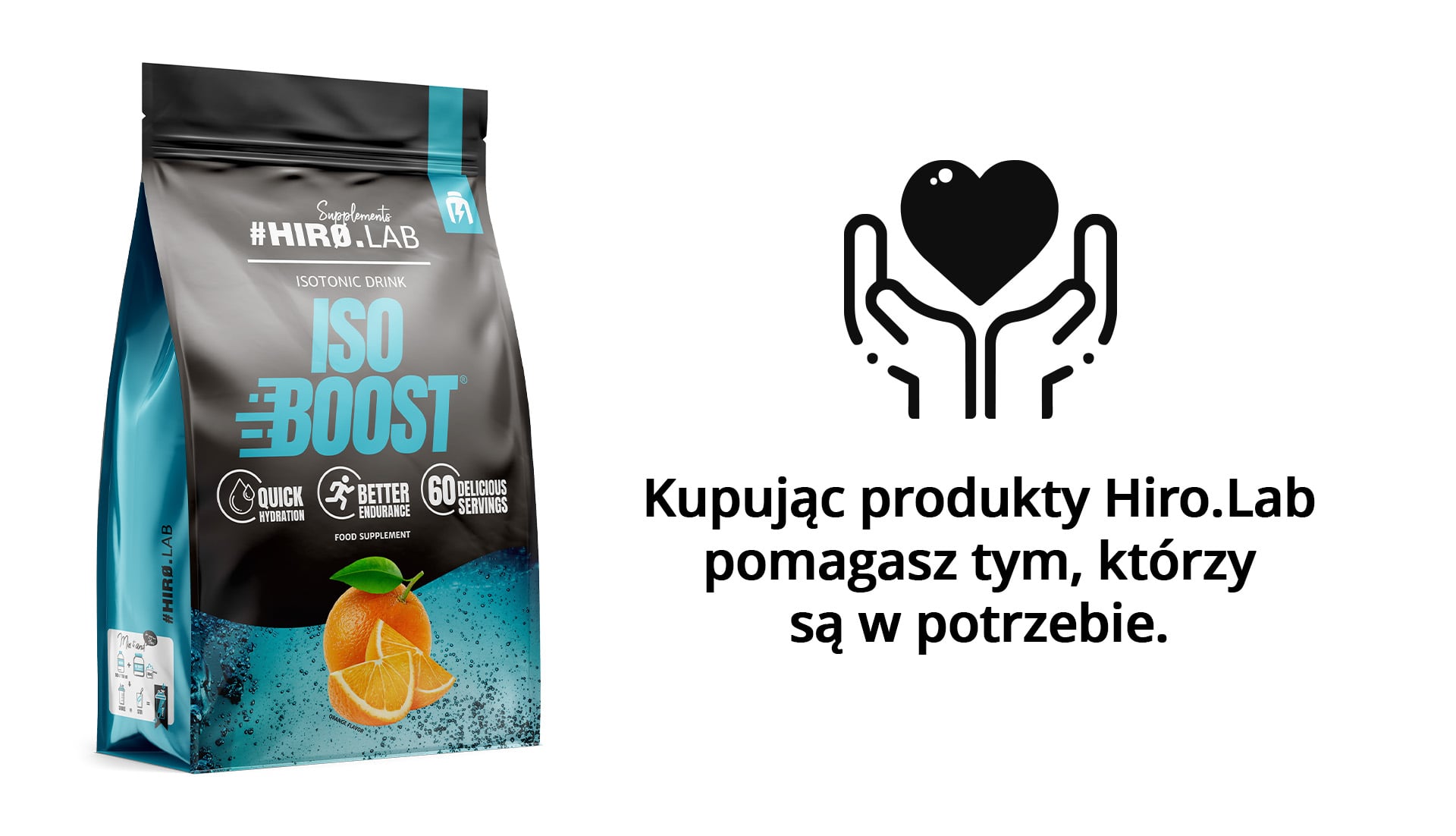 Der Kauf von Hiro.Lab Produkten unterstützt Bedürftige