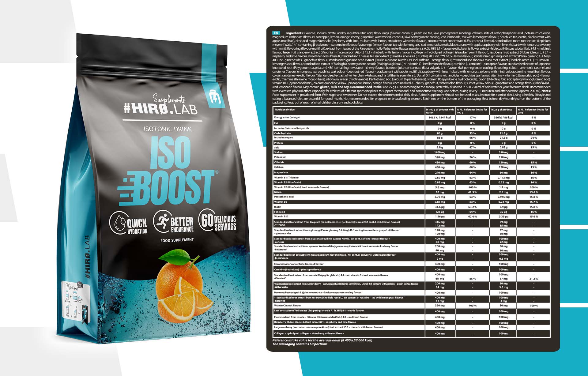 Hiro.Lab - IsoBoost - Zutaten