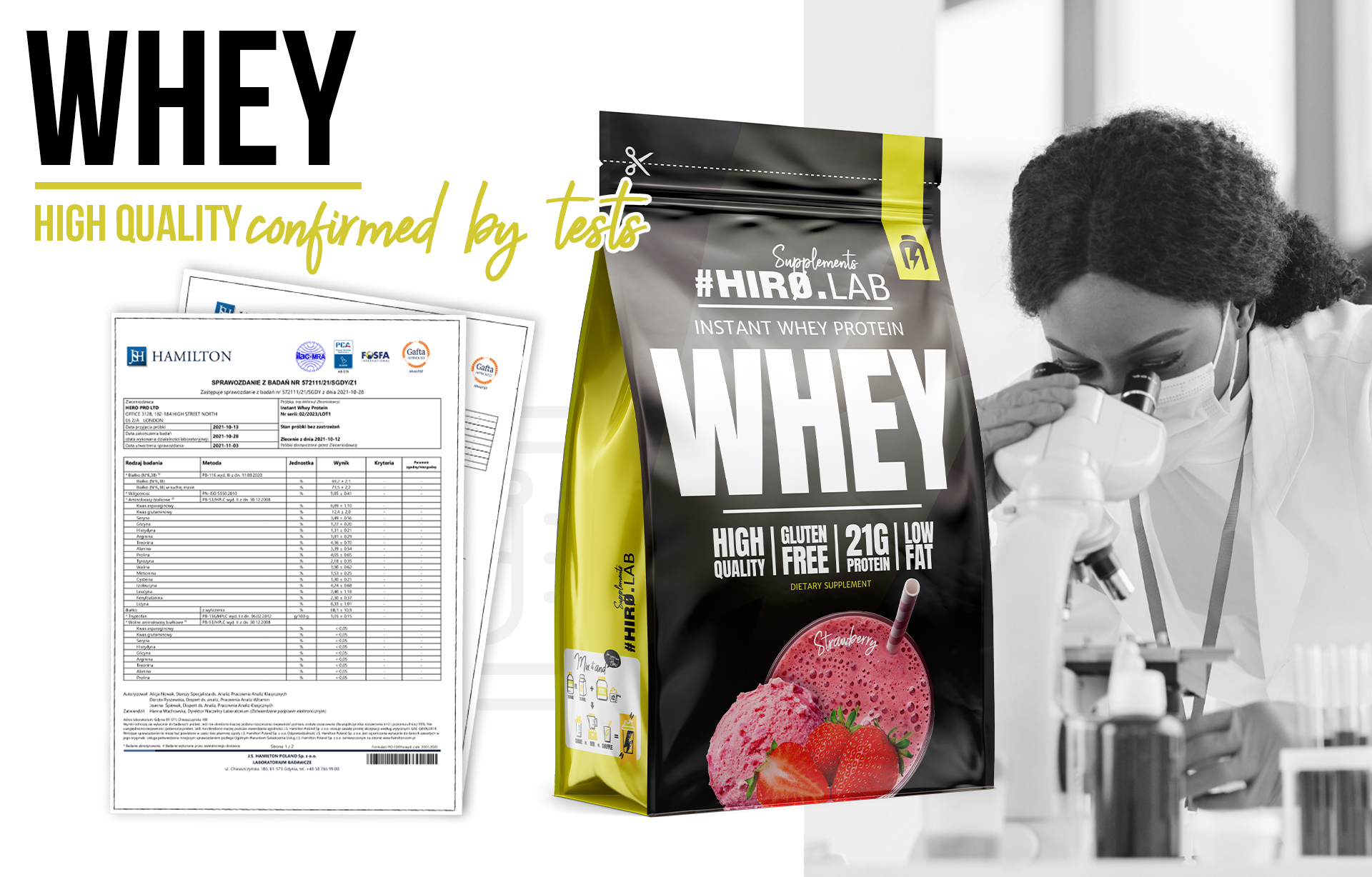 Hiro.Lab - supplemente untersucht auf Qualität