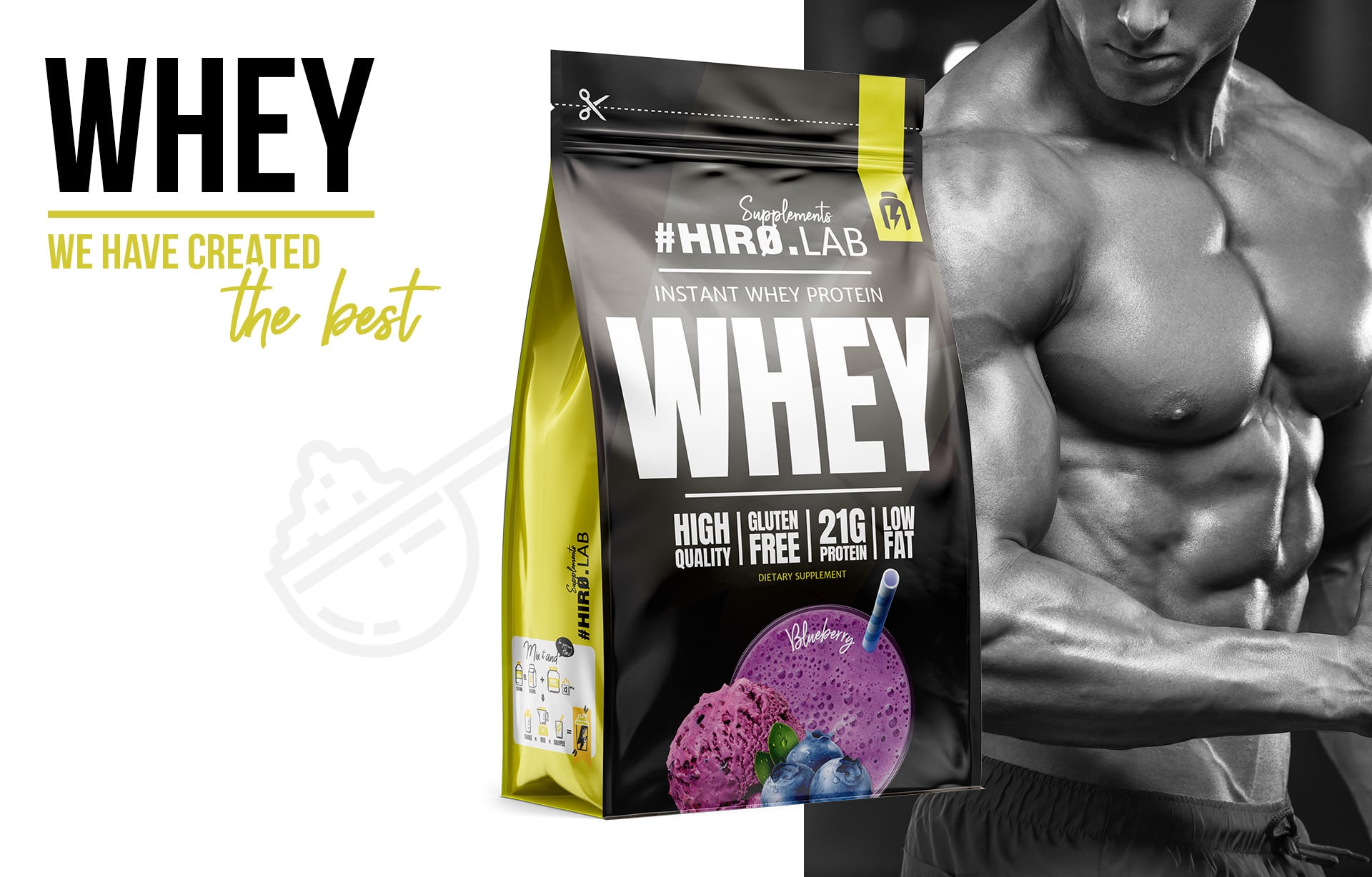 Supplements von Hiro.Lab - Bestes Proteinpräparat