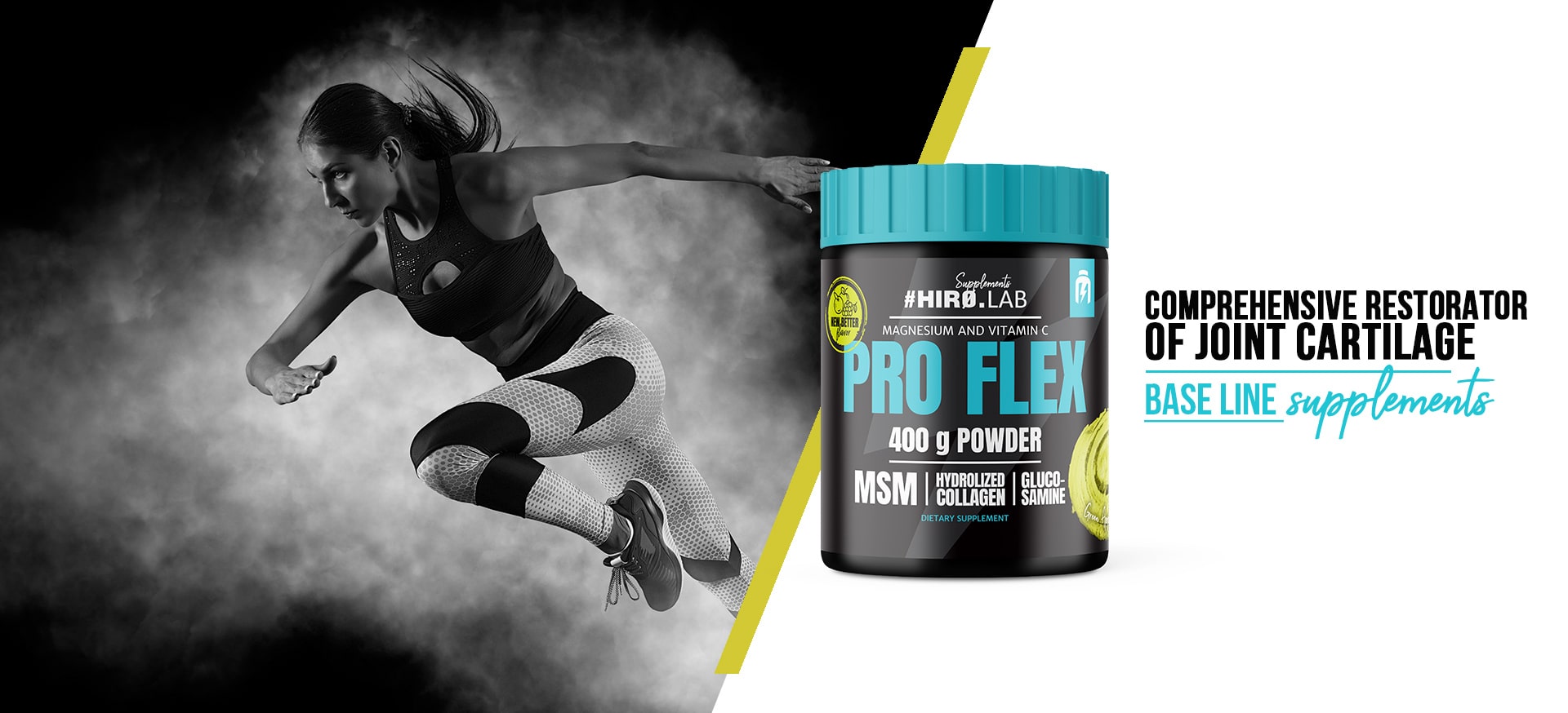 hiro.lab pro flex 400g in pulverform apfelgeschmack