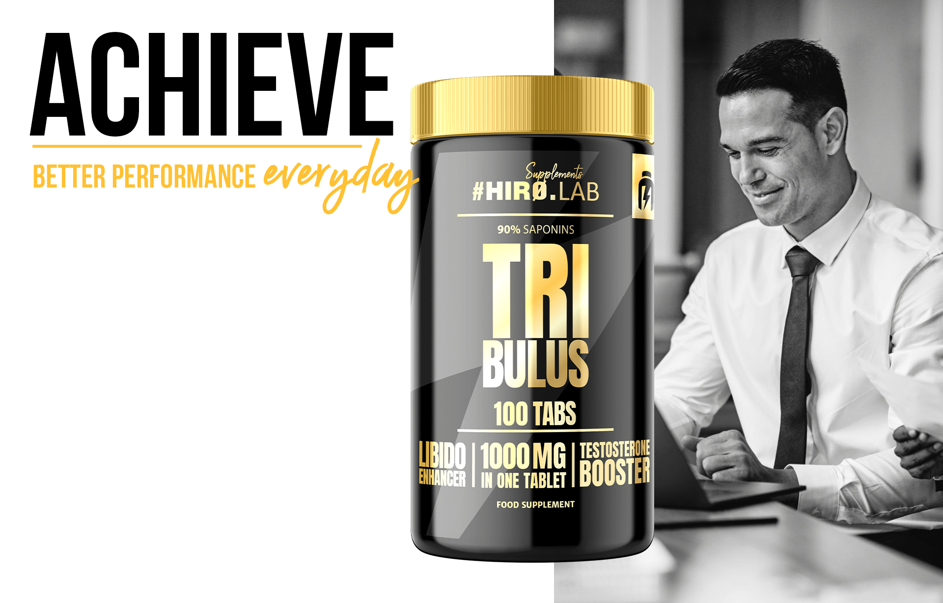 Hiro.Lab - Tribulus Terrestris 10:1 - Unterstützung der Testosteronproduktion und Libido